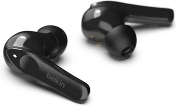 Belkin SOUNDFORM Move Plus wireless In-Ear-Kopfhörer (True Wireless, Bluetooth, mit kabellosem Ladecase)