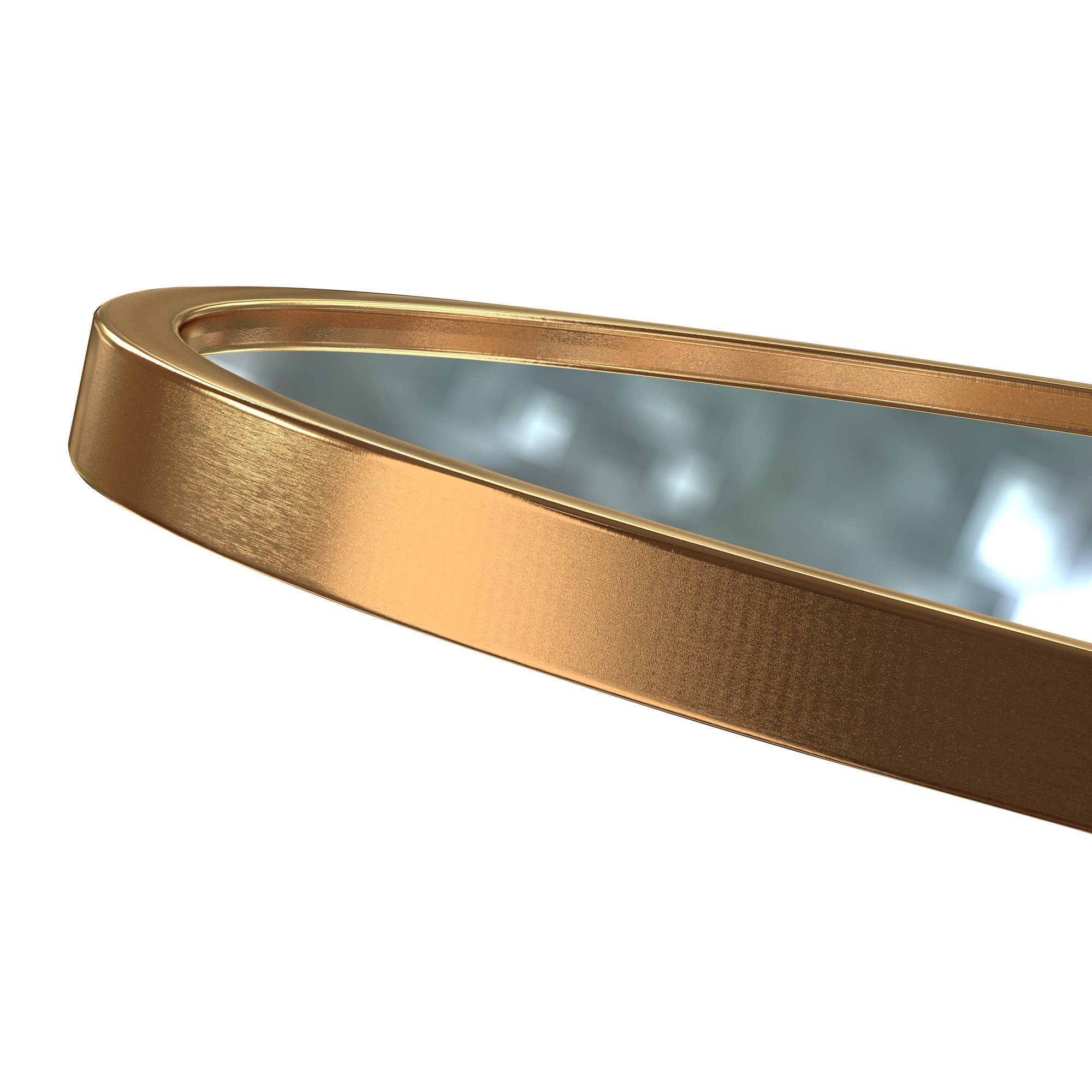 Boromal Wandspiegel Rund 60cm 80cm 100cm 40cm Schwarz Spiegel Gold Badezimm günstig online kaufen