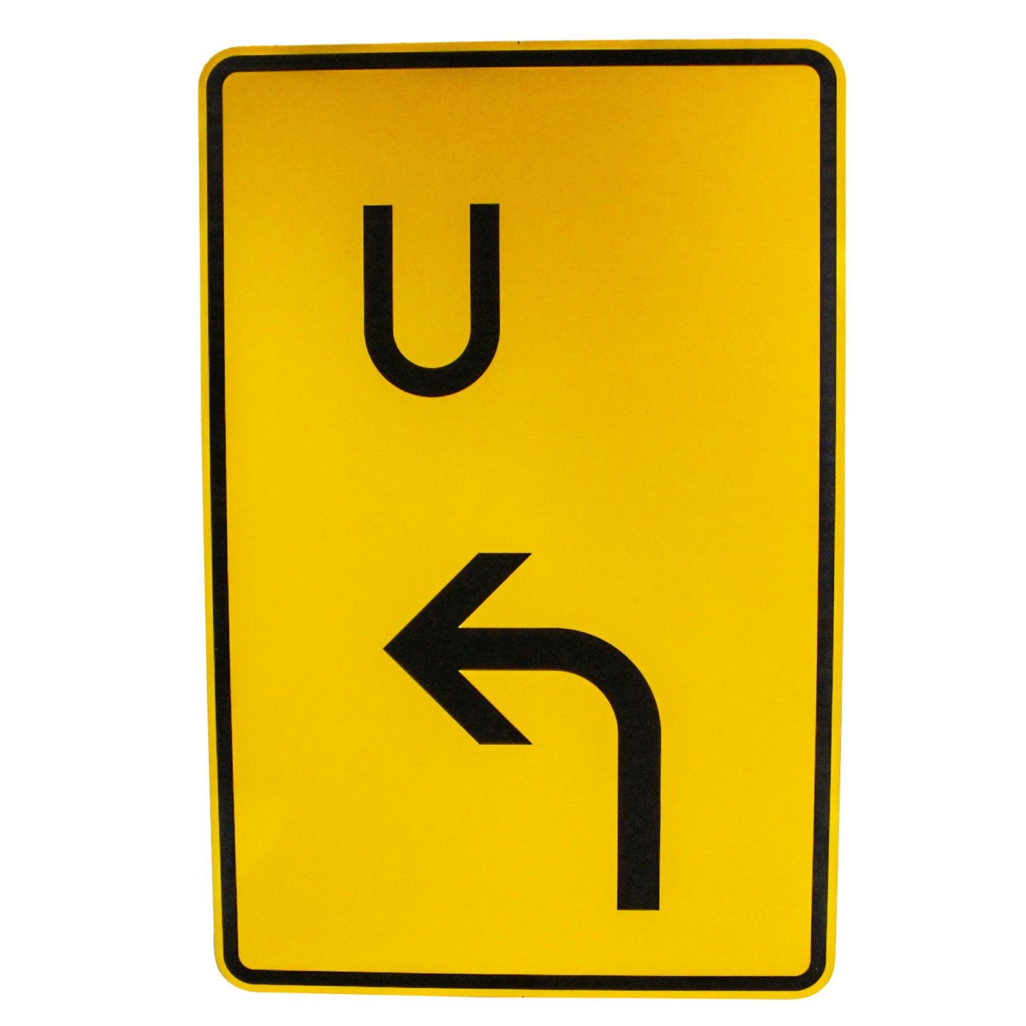 BauSupermarkt24 Verkehrsschild Schild 455.1-10 Ankündigung-Fortsetzung Umleitung Vorankündigung Links