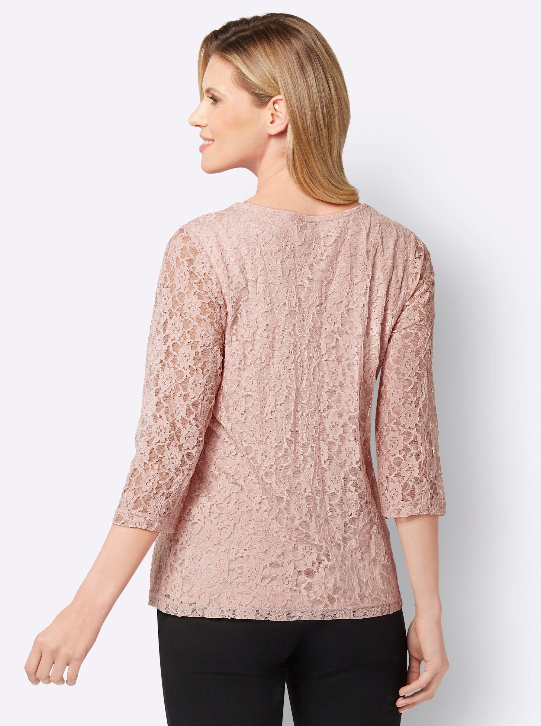 Sieh an! T-Shirt Spitzenshirt . günstig online kaufen