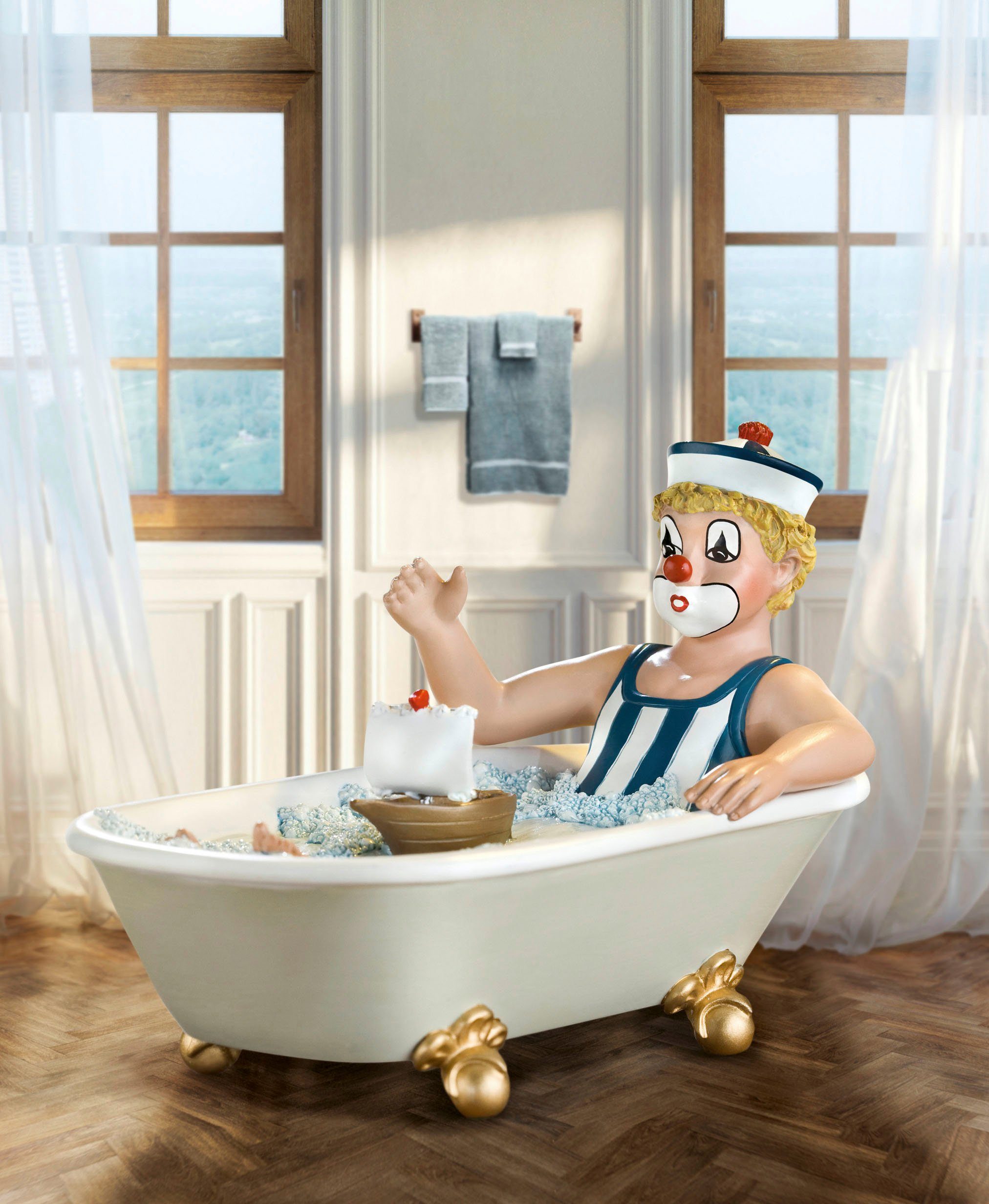 Gildeclowns Sammelfigur Clown Dekofigur, Auf grosser Fahrt (1 St), handbema günstig online kaufen