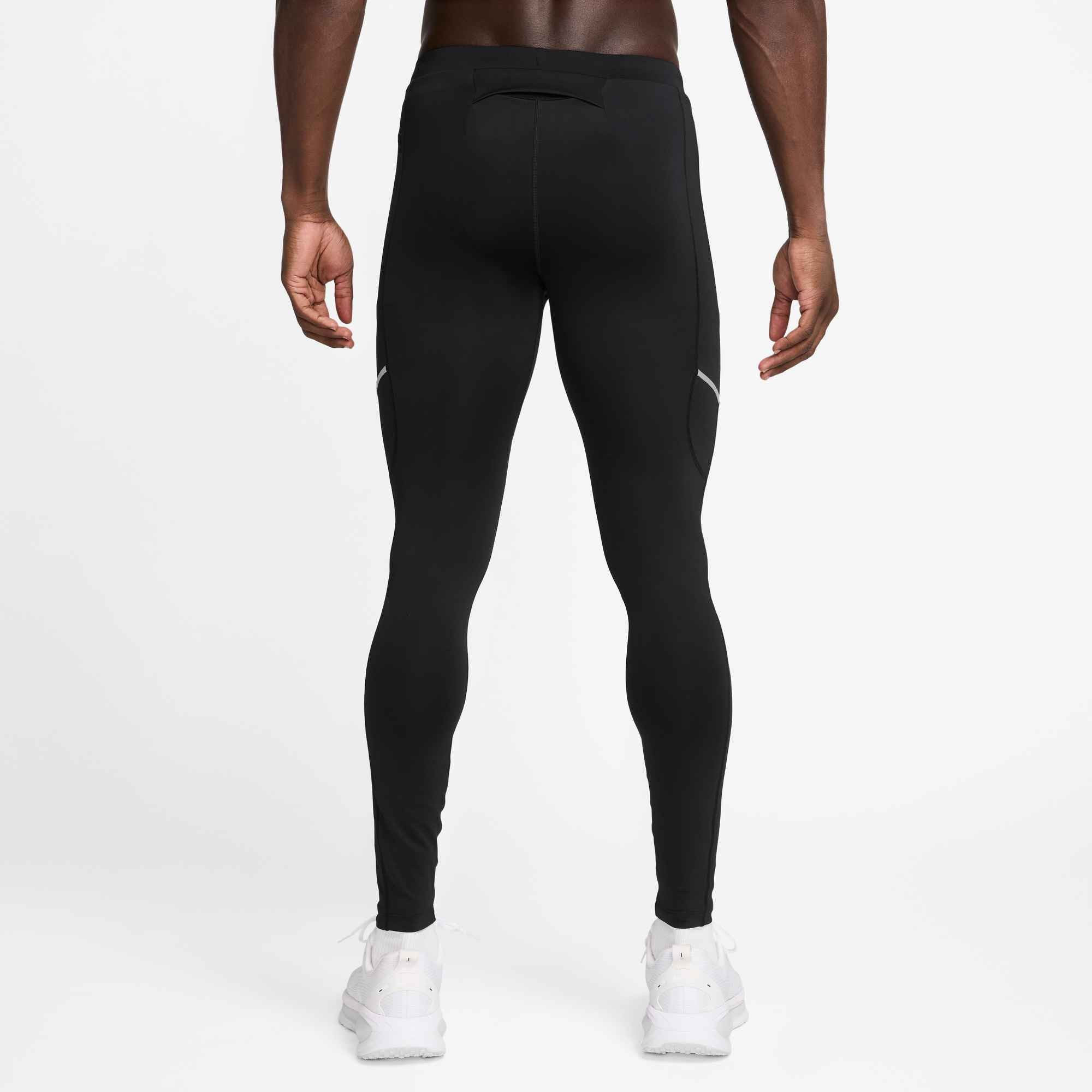 Nike Lauftights Nike Miler Men's Dri-FIT Running Tights mit Reißverschlusstasche, elastisches Material, schnell trocknend