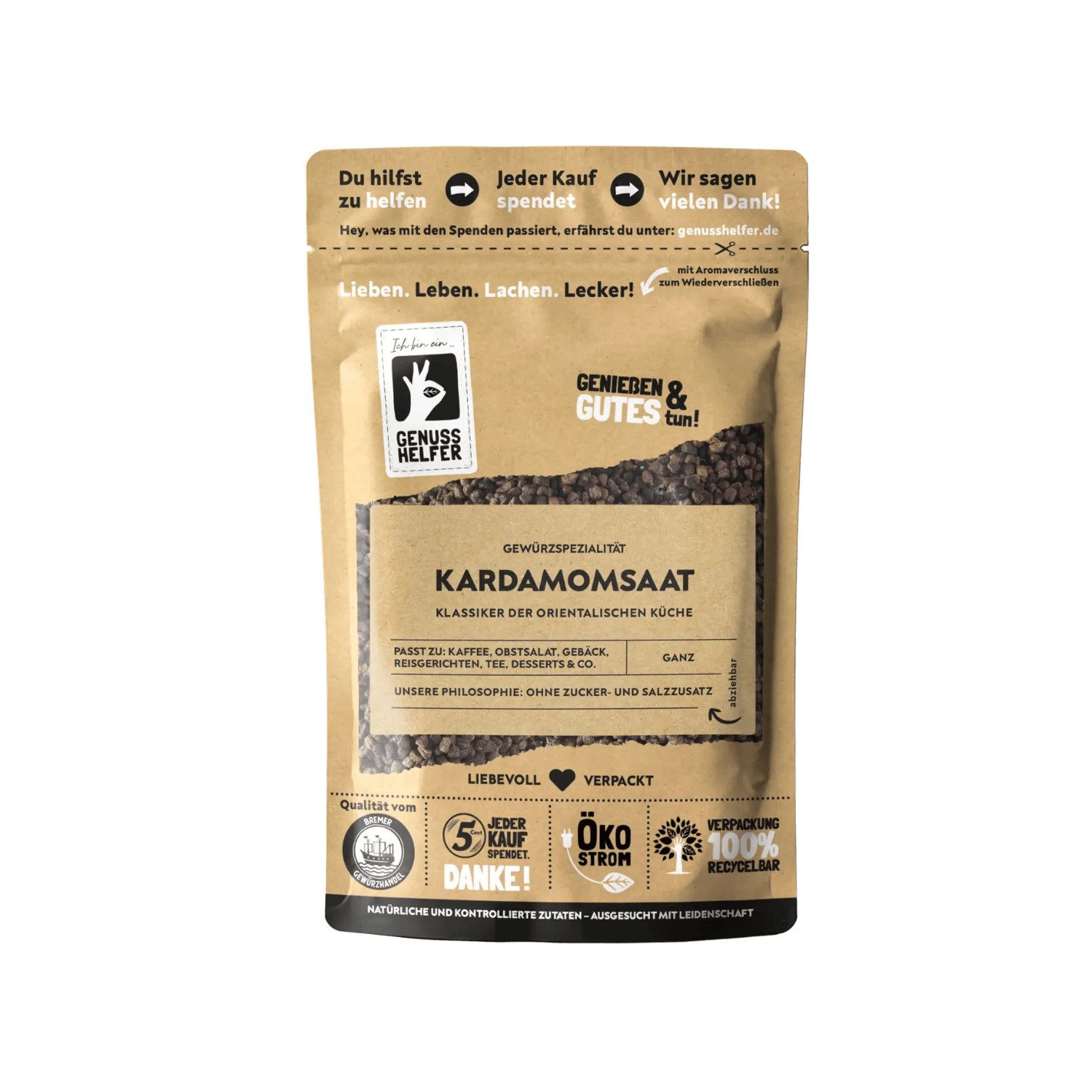 Bremer Gewürzhandel Gewürz Kardamom, Saat, 50 g