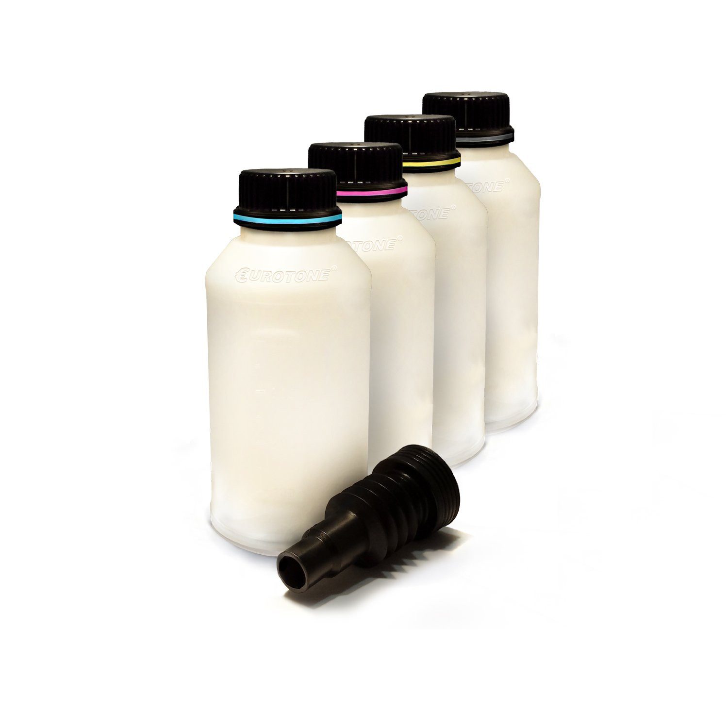 Eurotone Tonerbehälter TK-510, TK-520, TK-540, TK-550, TK-560, (Multipack, 4-St., 4-teiliges Set), Kompatibel, Nachfülltoner