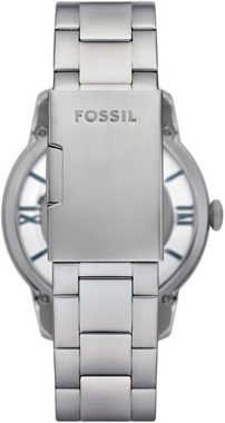 Fossil Automatikuhr TOWNSMAN, Armbanduhr, Herrenuhr, mechanische Uhr, skelettiertes Zifferblatt