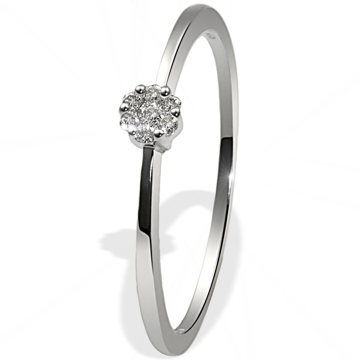 Goldmaid Glamourfassung Online Damenring Weissgold 585 Brillanten Kaufen SMVpzU