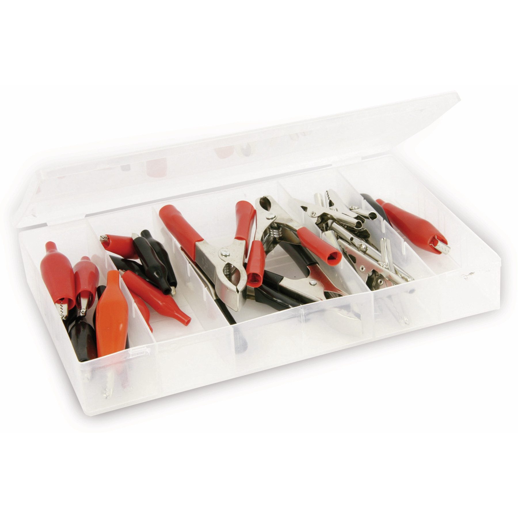 BGS technic Krokodilklemme BGS TECHNIC Sortiment Krokodil- und Batterieklemmen