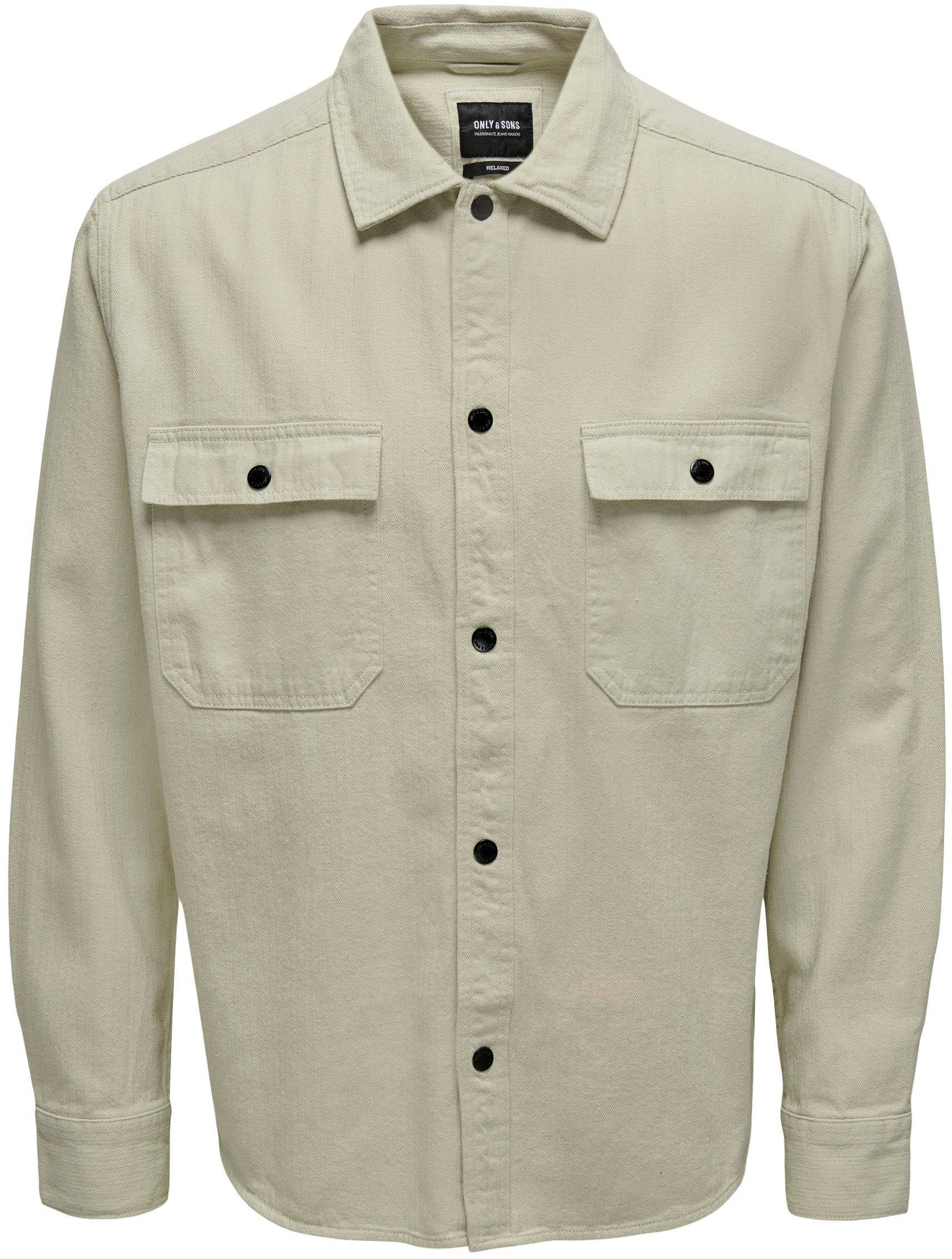 ONLY & SONS Herren Langarmhemd Slim Fit – Lässiges Flanellhemd Aus Baumwolle