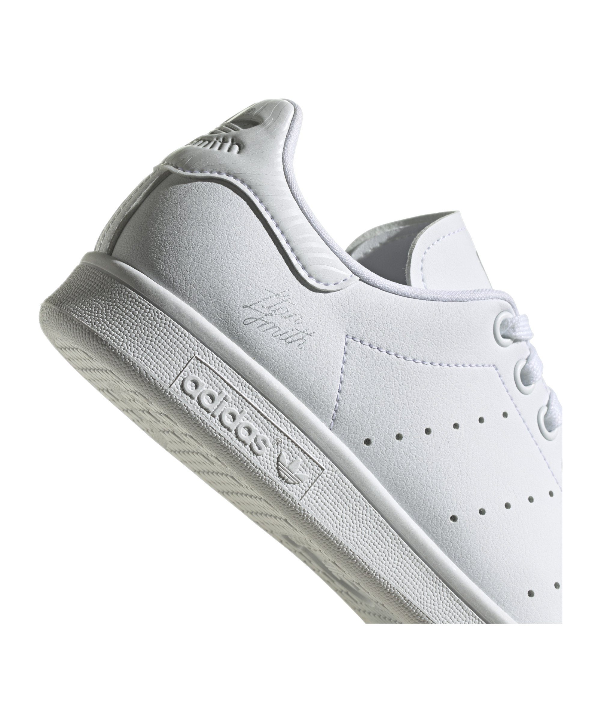 Damen adidas weisssilber Smith Sneaker Stan Originals