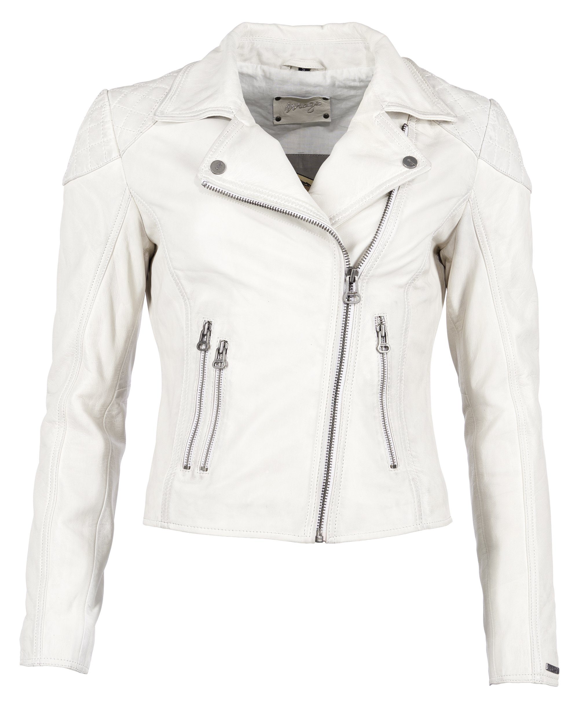 Weiße Damen-Lederjacke online kaufen » Echtleder-Jacke | OTTO
