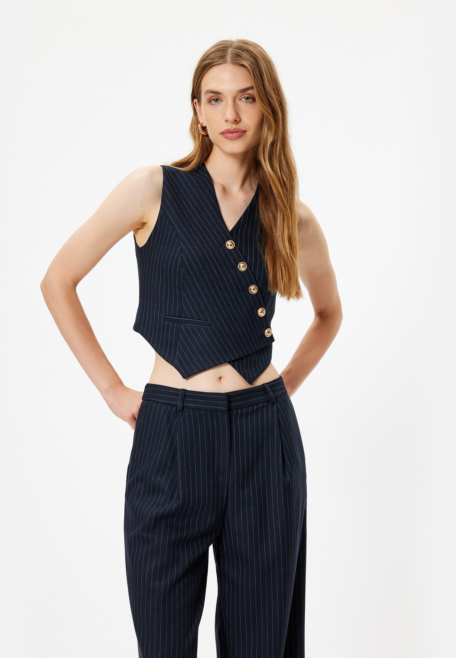 Koton Anzugweste Asymmetrisch Regular günstig online kaufen