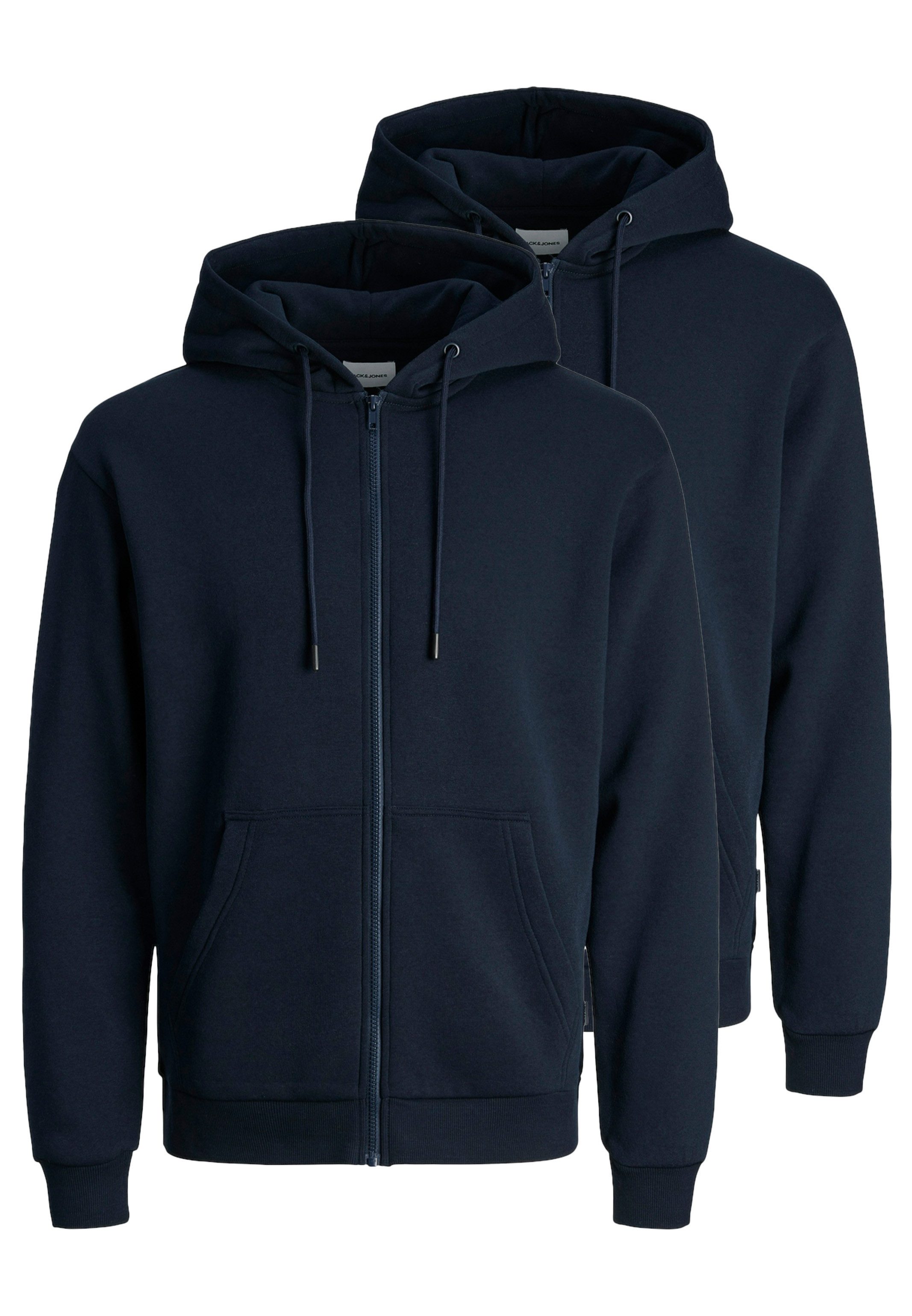 Jack & Jones Hoodie 2er Pack Bradley (Spar-Set, 2-tlg) Sweatjacke / Hoodie günstig online kaufen