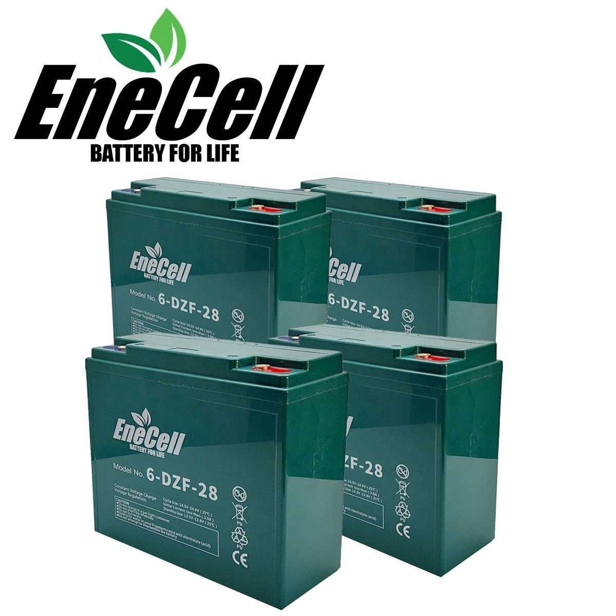 ENECELL Akkupack Ersatzakku für E-Trike Emobile Seniorenmobile Akkupacks 28000 mAh (48 V), Erweiterungsakku