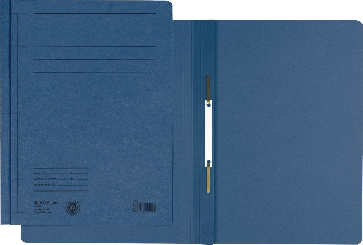 LEITZ Hefter Папка Rapid A5 Karton blau