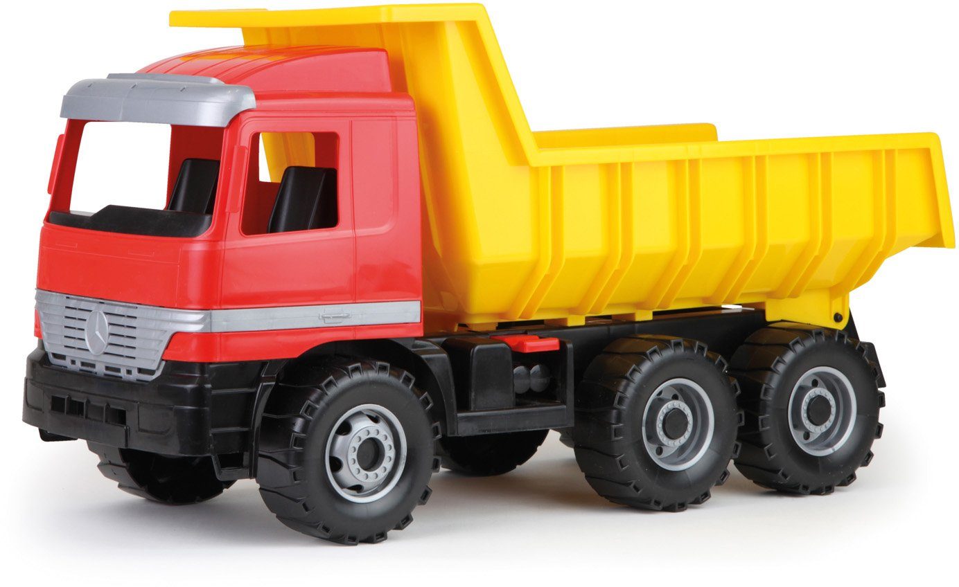 LKW blau mit Anhänger Länge 28cm Kinder-Spielzeug ab 3 Jahren Laster Truck 