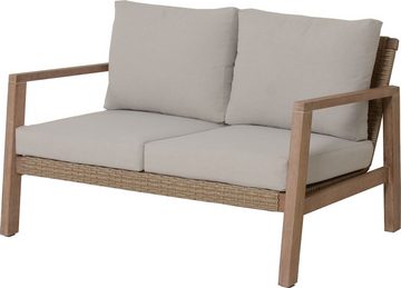 Garden Pleasure Gartenlounge-Set »SAN«, (4-tlg), 2 Sessel, Tisch LxB: 106x66 cm, inkl Kissen