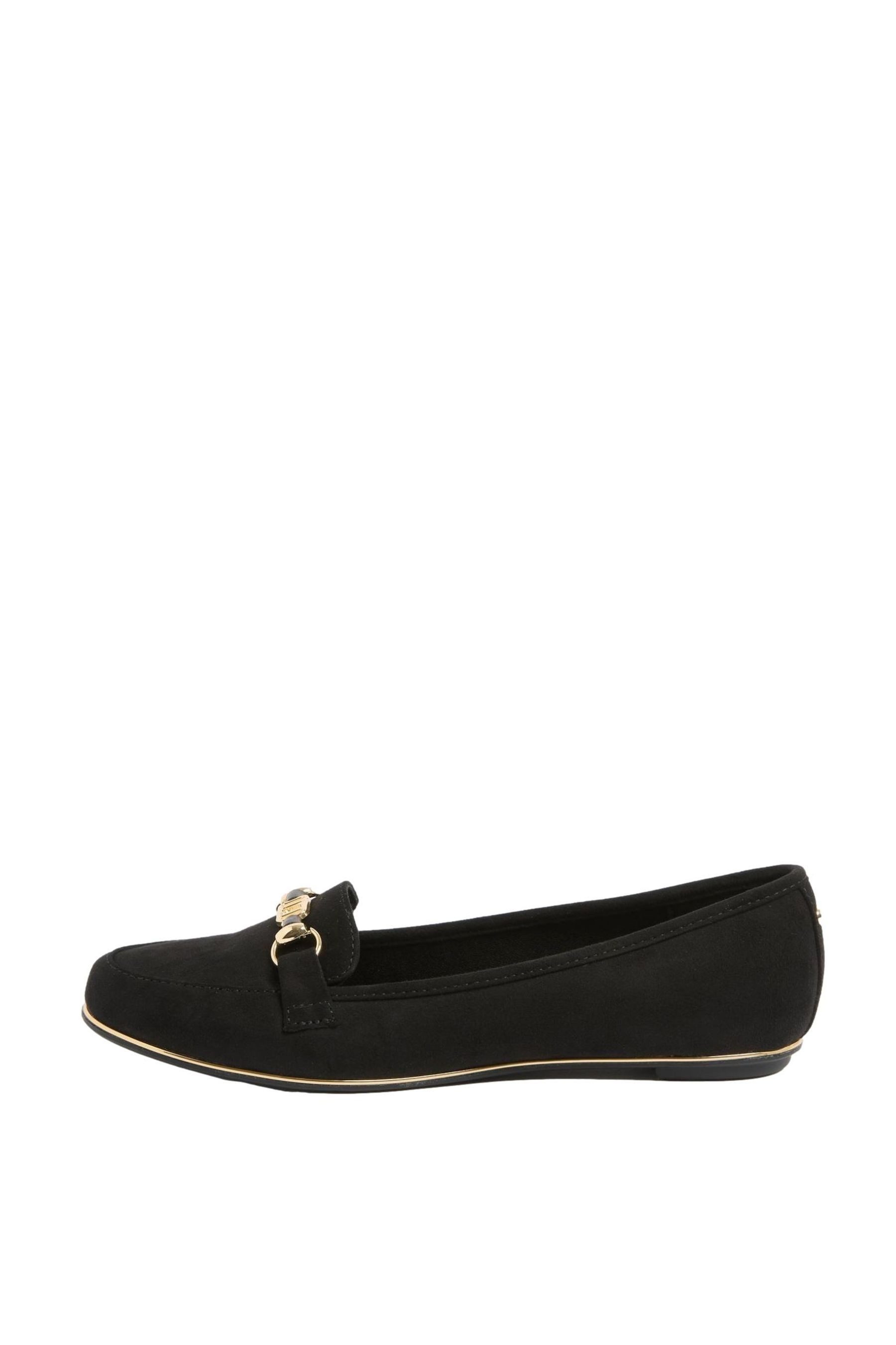 Lipsy Velourskunstleder-Loafer, weite Passform Loafer