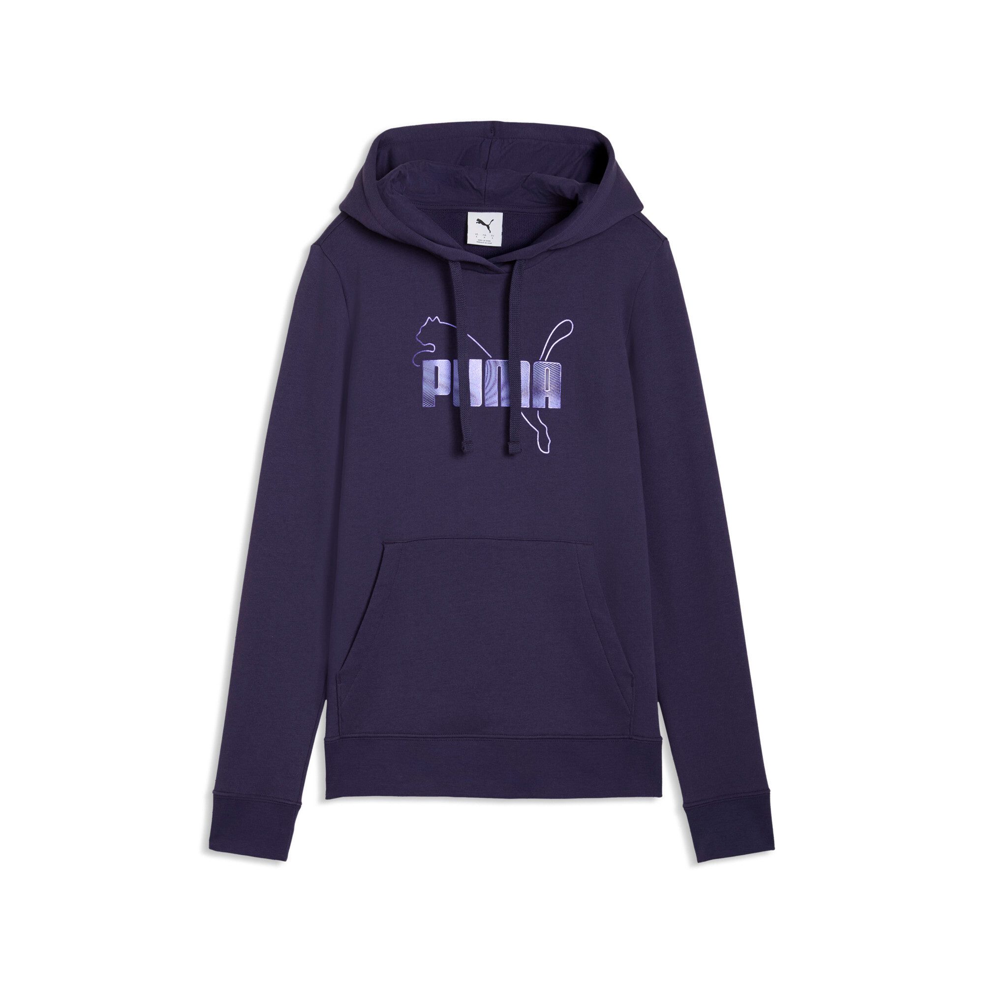 PUMA Kapuzensweatshirt ESS LOGO LAB METALLIC HOODIE TR Regular Fit, mit Print-Applikationen, mit Kängurutasche, mit Kapuze