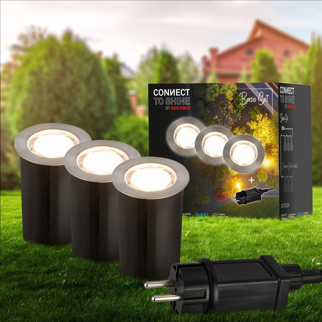 Briloner Leuchten LED Einbaustrahler 3916032, LED fest integriert, 2700K - Extra-Warmweiß