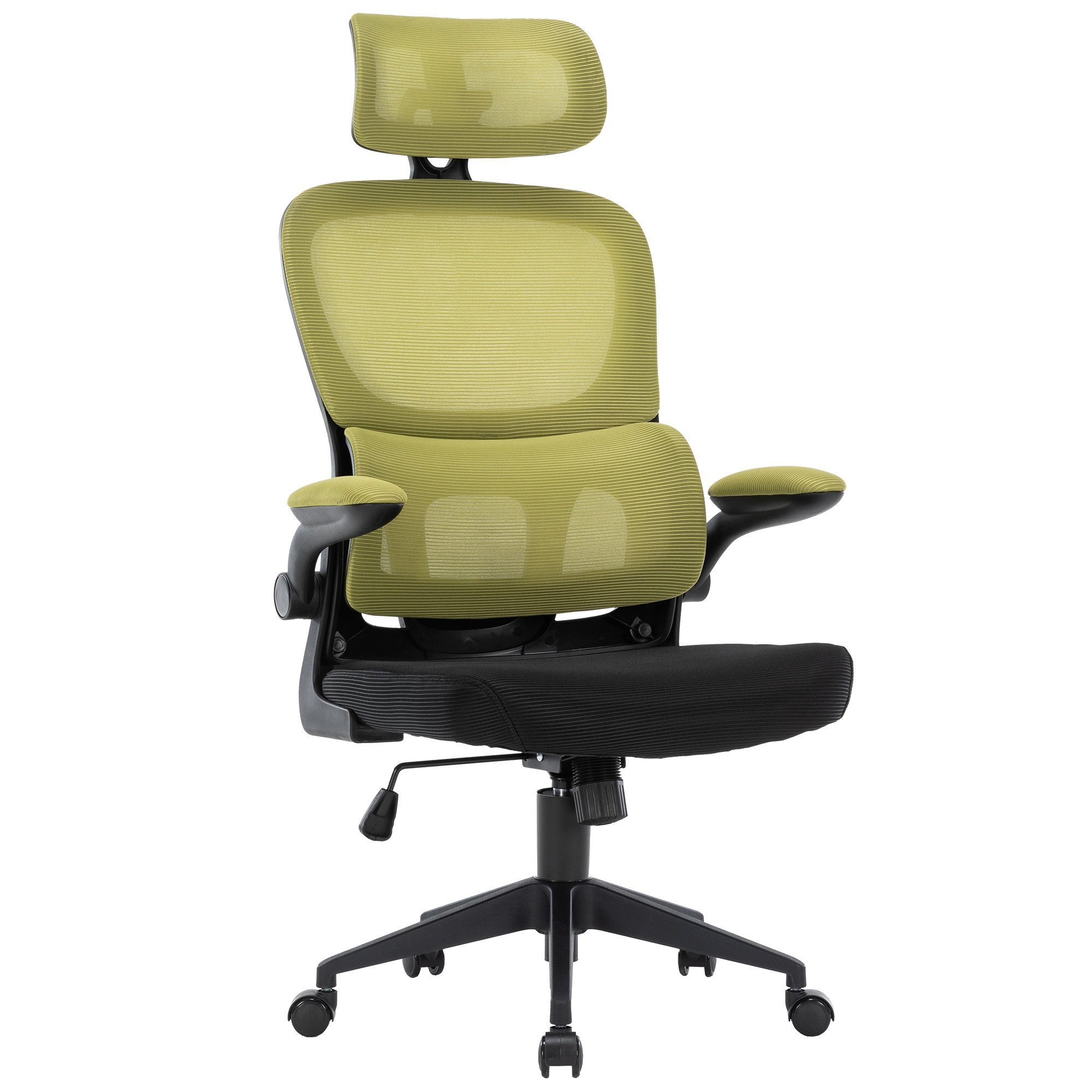 TRISENS Drehstuhl Bruno (1 Stück), Drehstuhl in moderner Mesh-Optik mit ergonomischer Rückenlehne