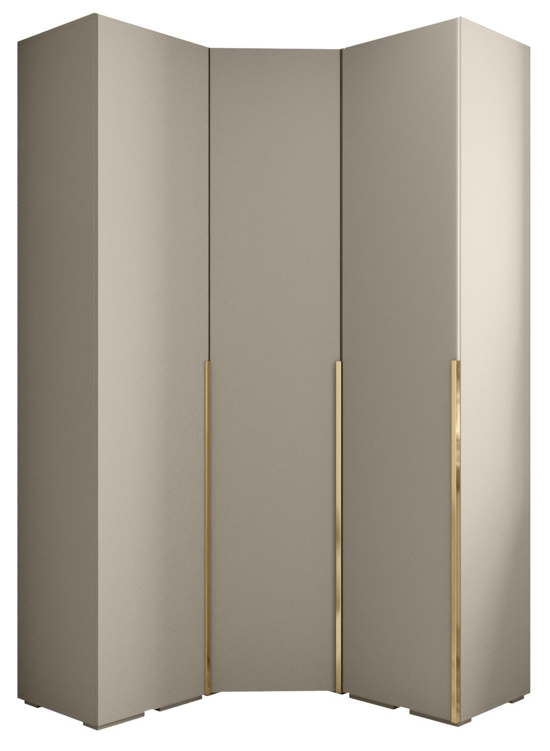 ABIKS MÖBEL Kompaktgarderobe INOVA 1 SATZ 4 Möbelset, Garderobe mit Kleiderstange und Regalen