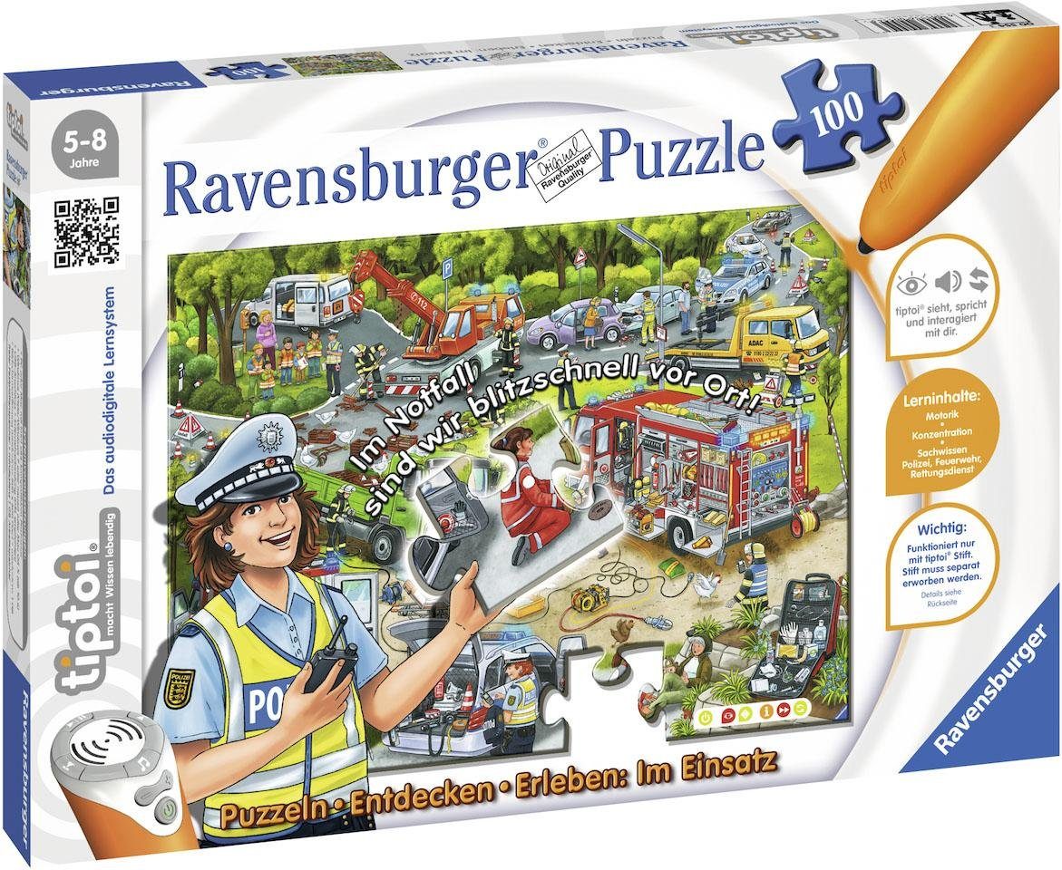 Image of Ravensburger Puzzle »tiptoi® Im Einsatz«, 100 Puzzleteile, Made in Germany, FSC® - schützt Wald - weltweit