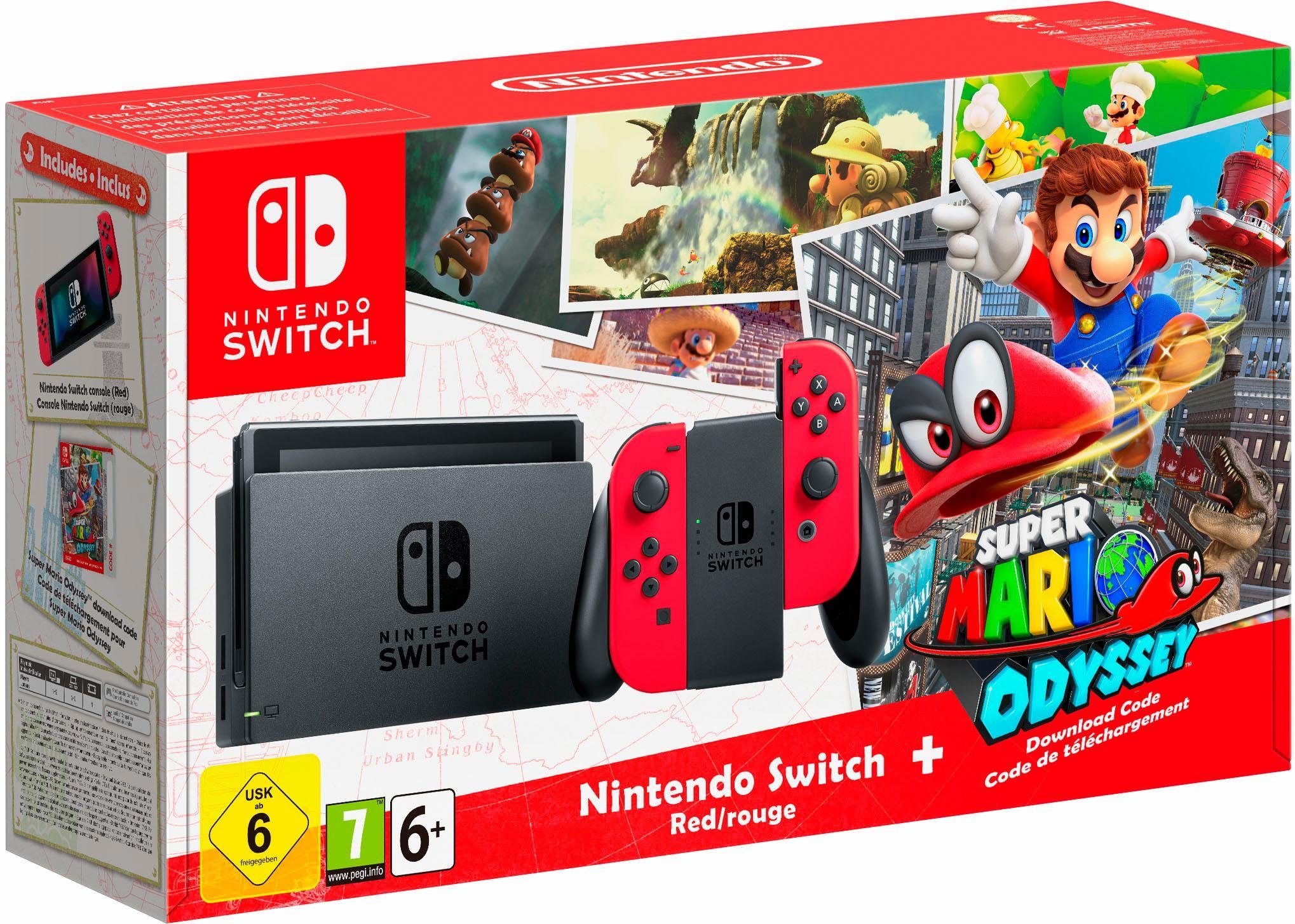 Nintendo Switch Konsole + Super Mario Odyssey (DLC) online kaufen OTTO