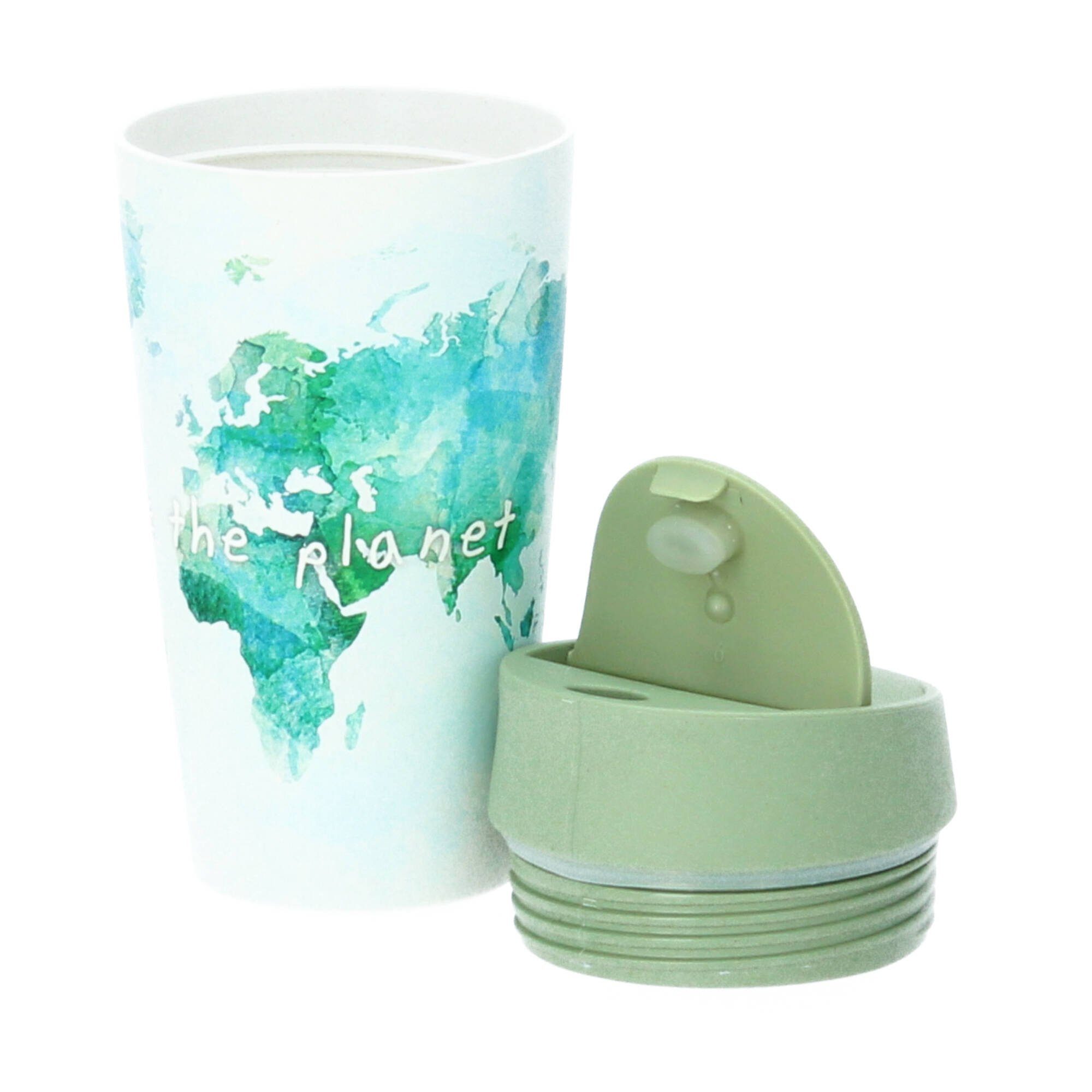 Becher aus mic Pflanzenzucker) ml plant planet (Kunststoff cup PLA GmbH grün, save Bioloco chic 420 the deluxe
