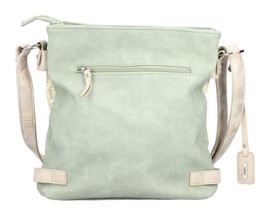 Rieker Umhängetasche, Schultertasche, Damen-Tasche mit praktischem Reißverschluss-Rückfach