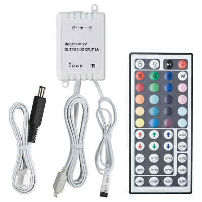 Paulmann YourLED RGB-Controller mit IR-Fernbedienung Weiß, Kunststoff Trafo (Trafos, Netzteile & Treiber)