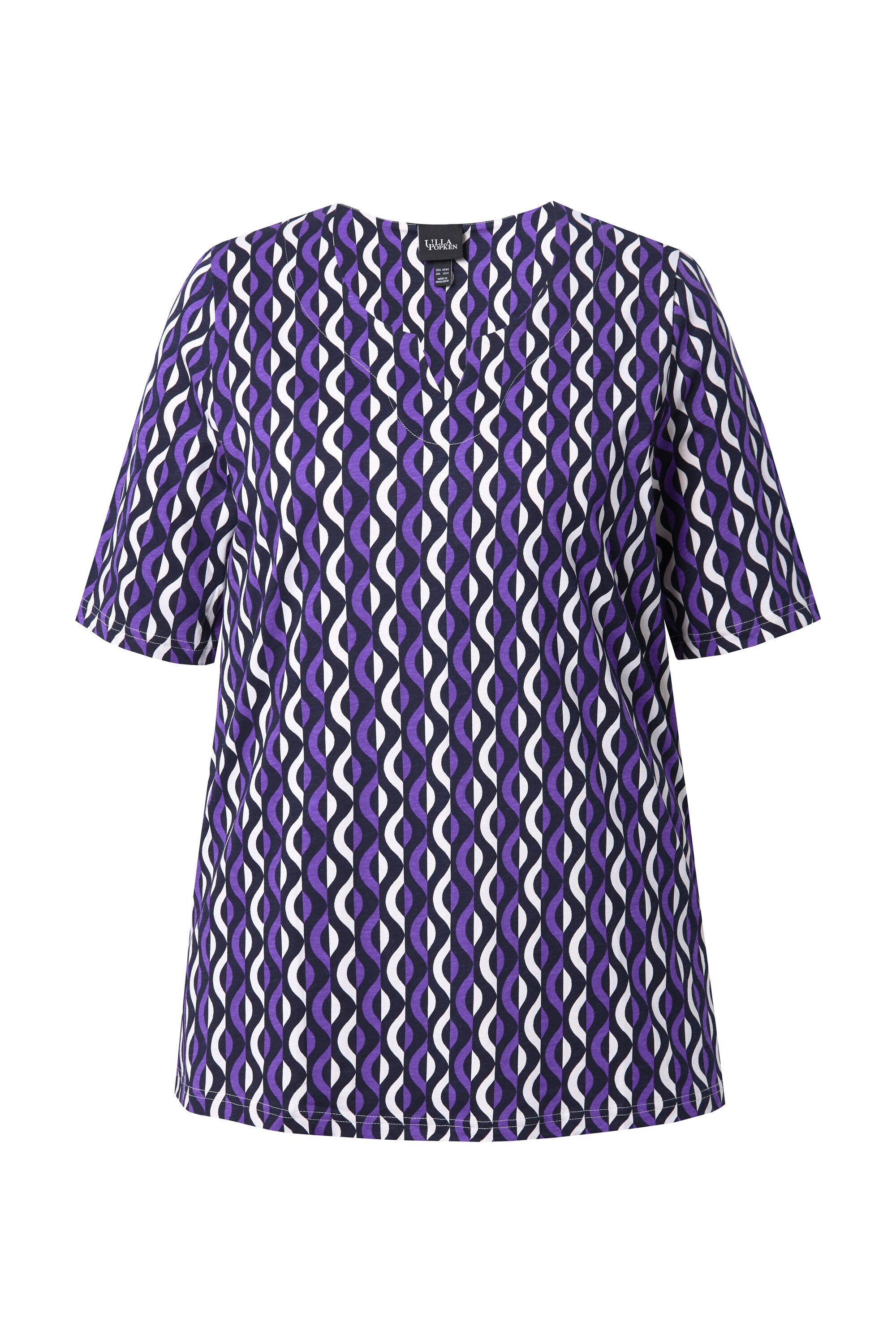 Ulla Popken T-Shirt T-Shirt grafischer Druck günstig online kaufen