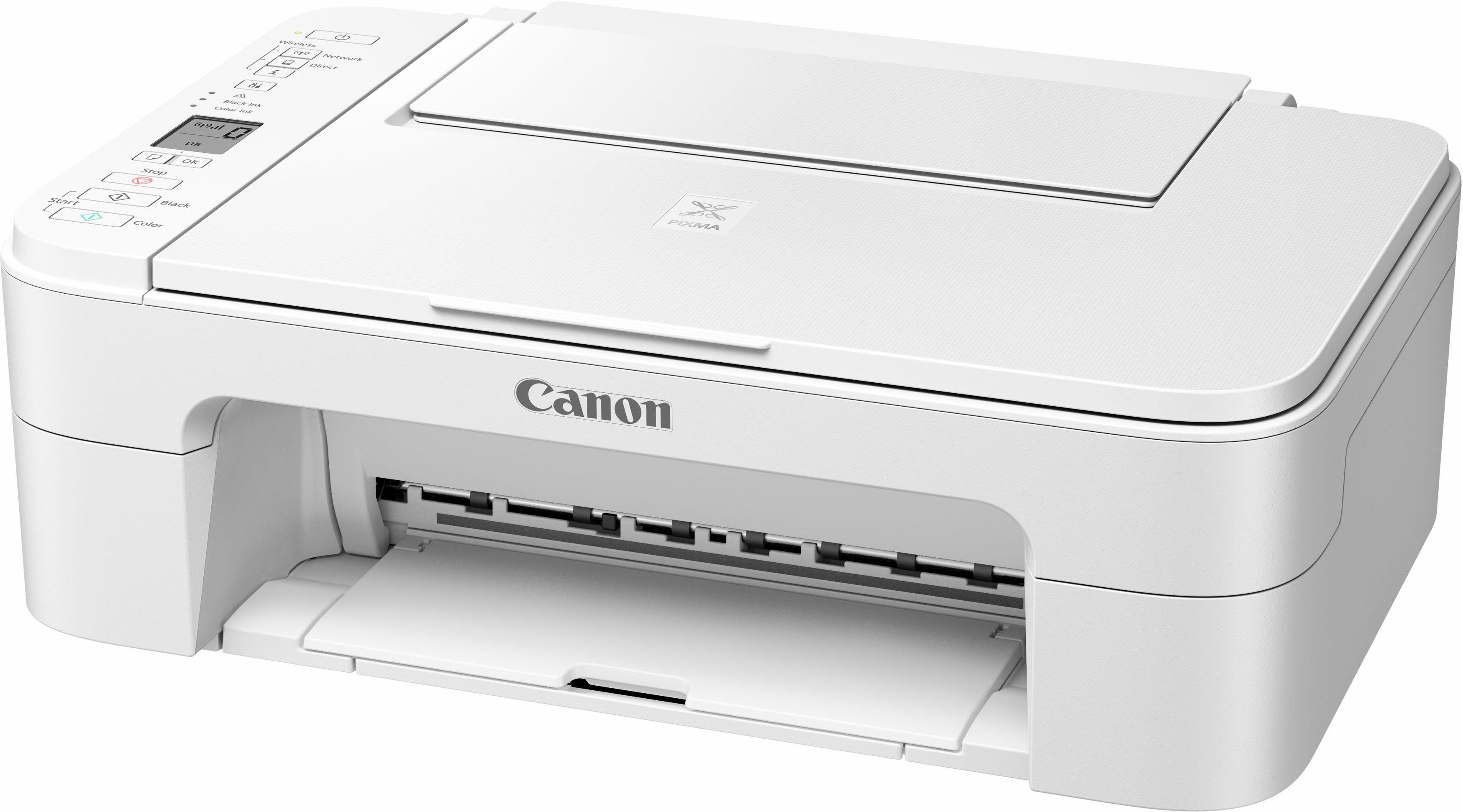 Multifunktionsdrucker, (WLAN Canon (Wi-Fi) weiß PIXMA TS3150/TS3151