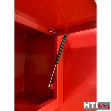 HTI-Living Werkzeugschrank Werkstattwand Havel Rot (Set, 6-St) Werkzeugwand Schranksystem Lochwand