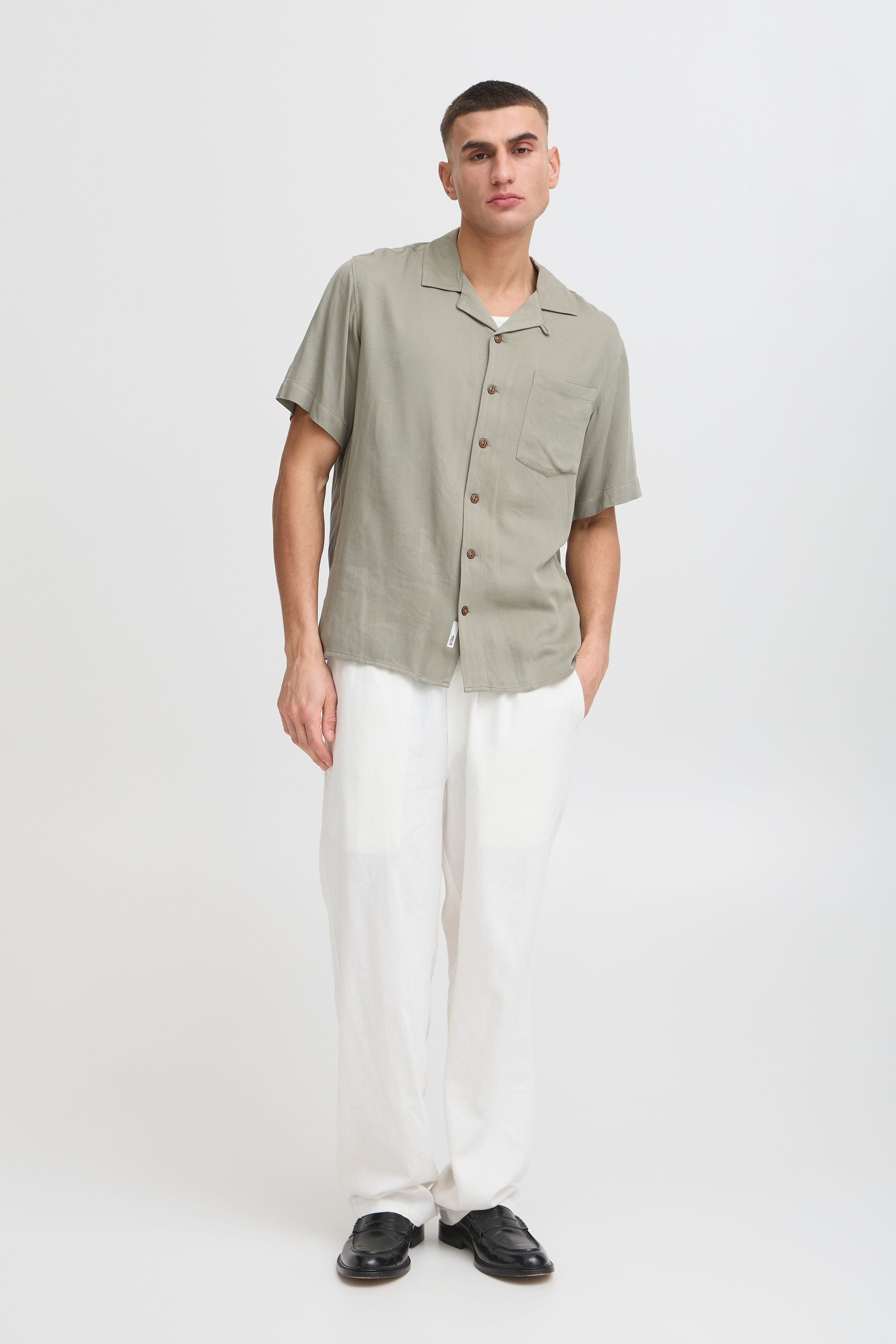 !Solid Kurzarmhemd SDPablo Modisches Hemd