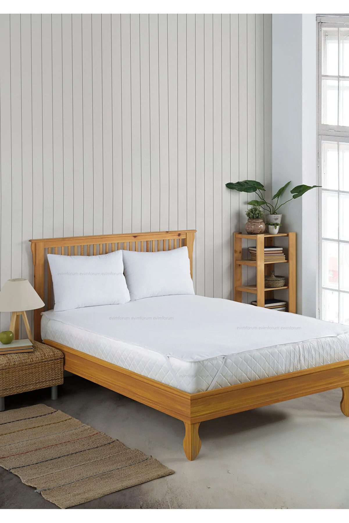 Matratzenschoner Matratzenschoner in Weiß mit 4 günstig online kaufen