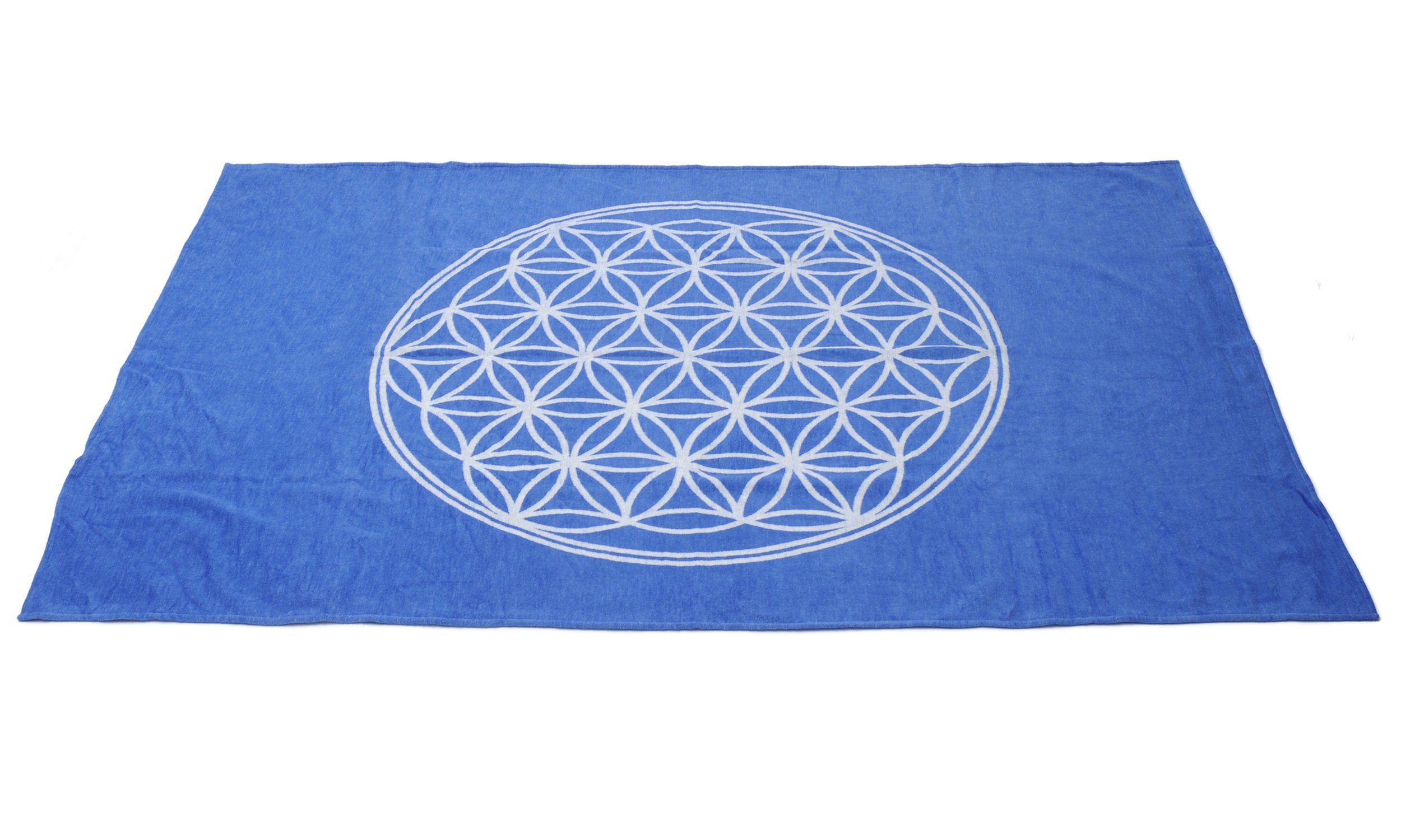 Yogistar Tagesdecke Baumwolldecke Blume des Lebens günstig online kaufen