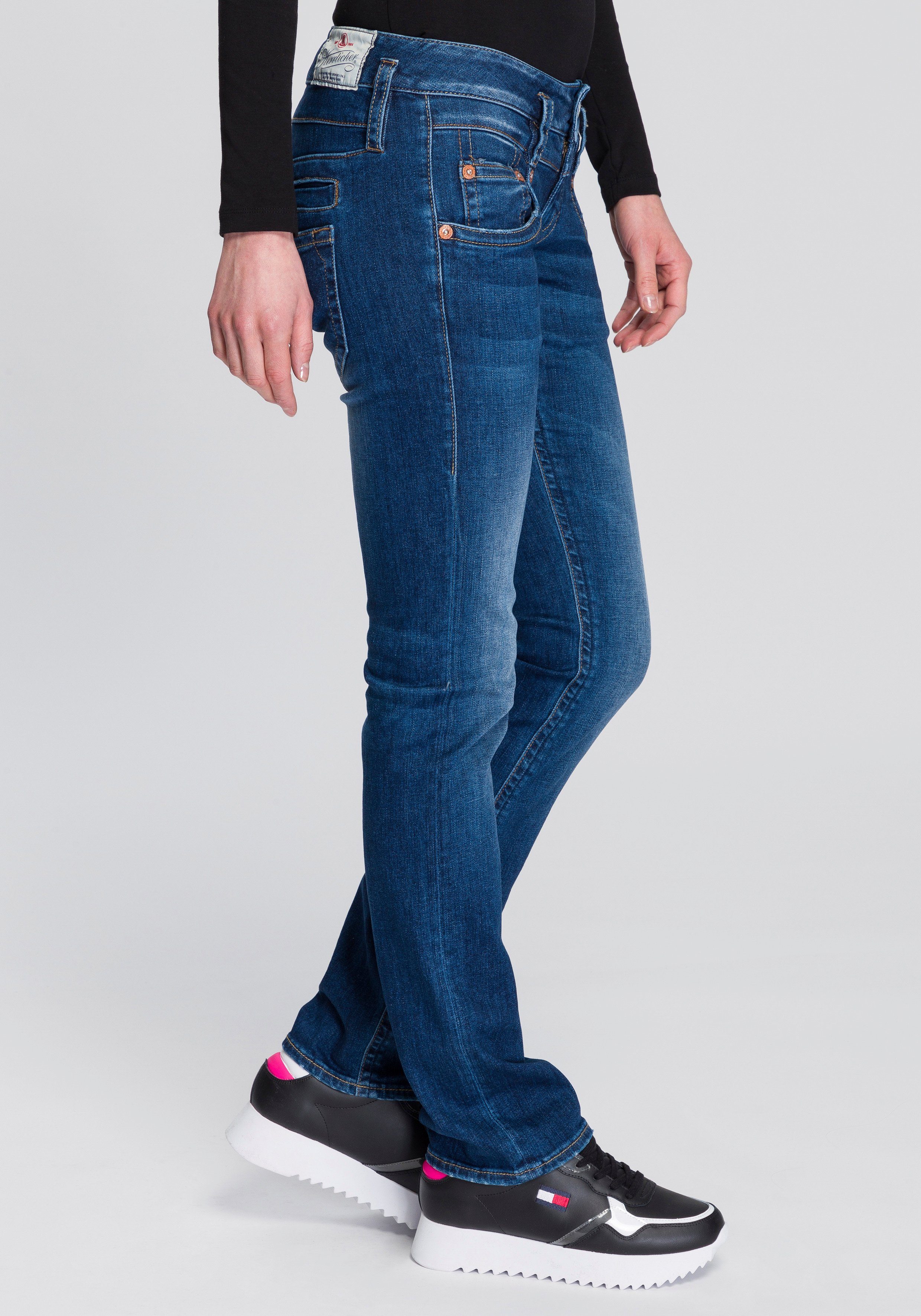 Herrlicher Gerade Jeans PITCH STRAIGHT ORGANIC umweltfreundlich dank  Kitotex Technology