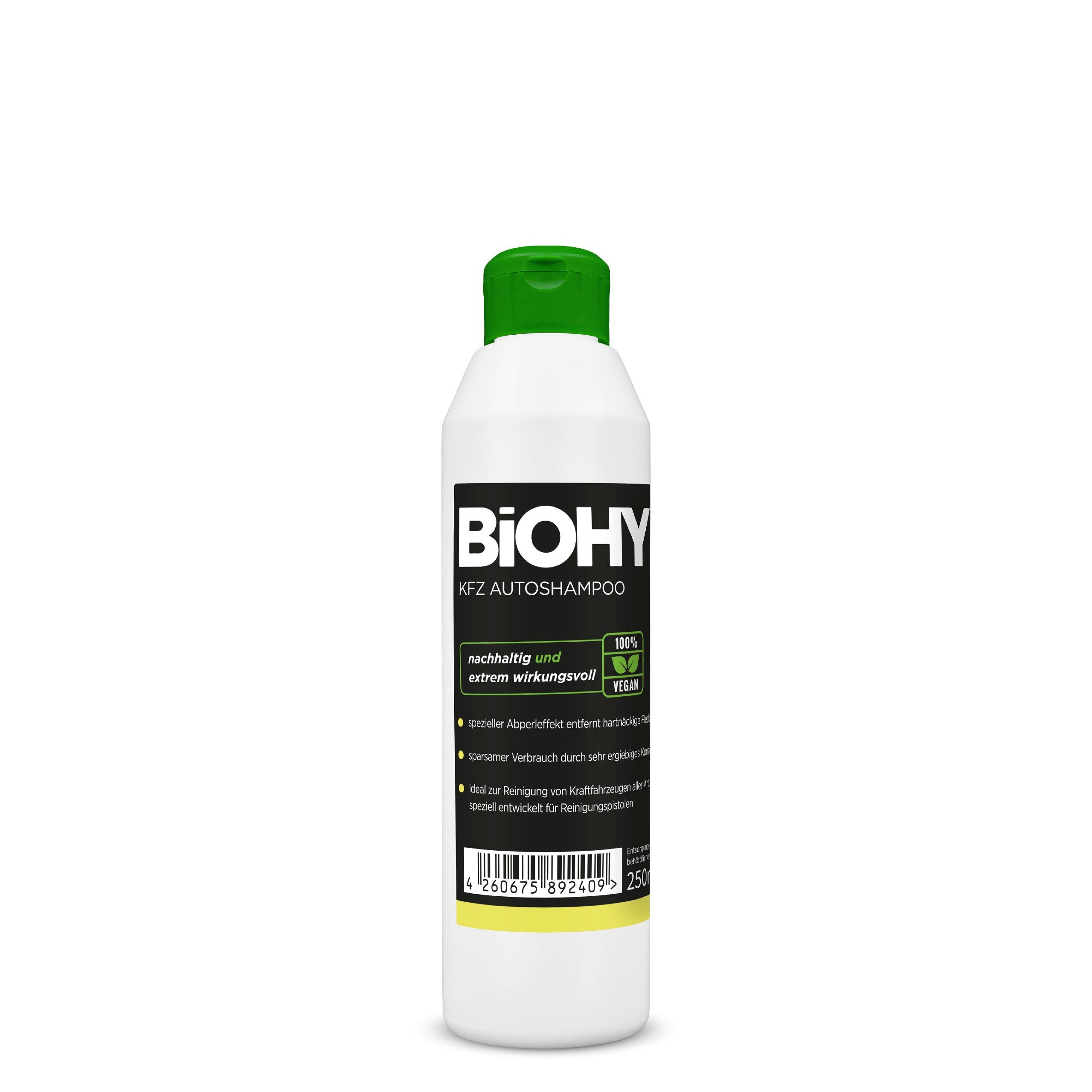 BiOHY KFZ Autoshampoo 1 x 250 ml Flasche Autoshampoo (1-St)