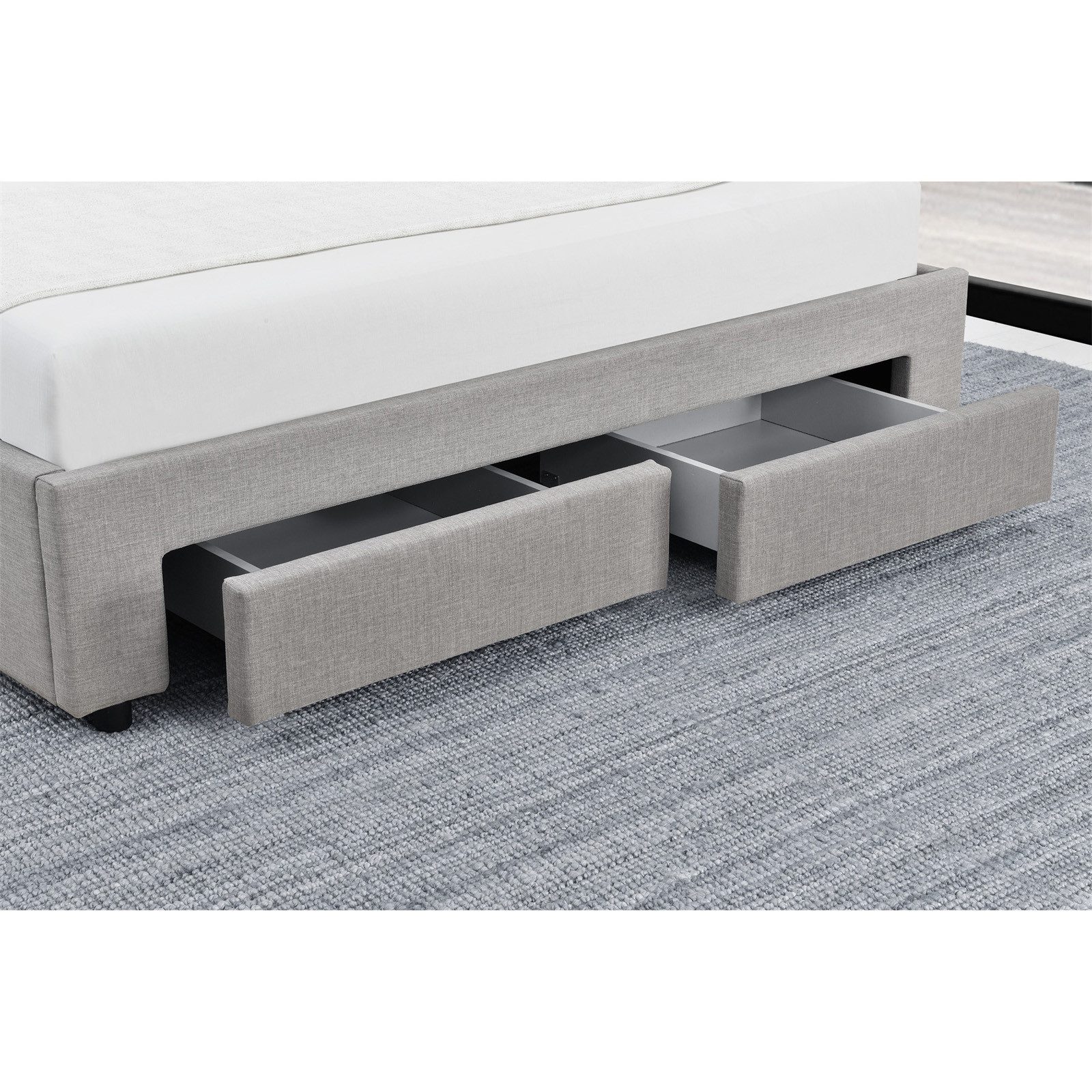 HTI-Living Bett Bett mit Stauraum 180 x 200 (Stück, 1-tlg., 1x Bett Claire 180 mit Lattenrost, ohne Matratze und Dekoration), Doppelbett mit Knopfsteppung
