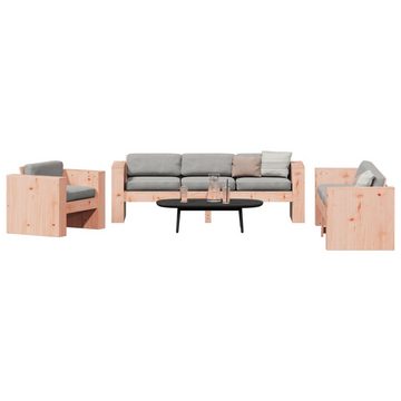 vidaXL Gartenlounge-Set 2-tlg. Garten-Lounge-Set Massivholz Douglasie, (1-tlg)