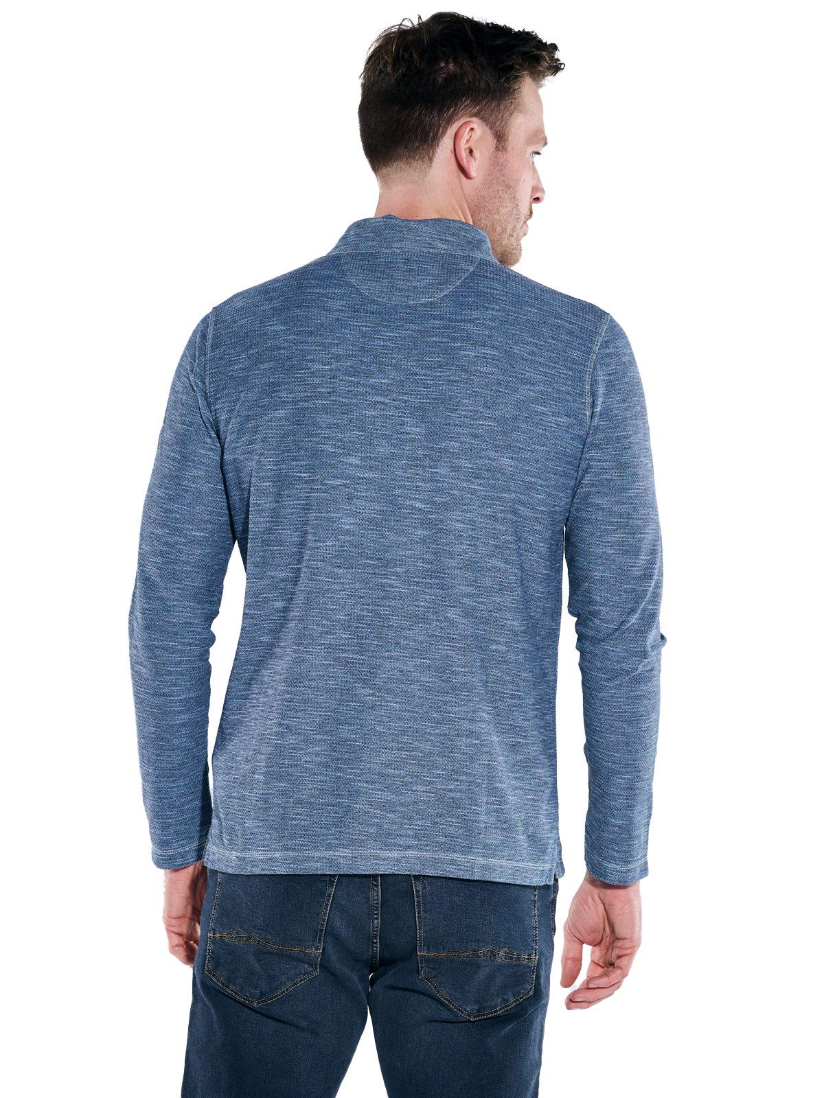 Engbers Langarm-Poloshirt Langarm-Shirt strukturiert günstig online kaufen