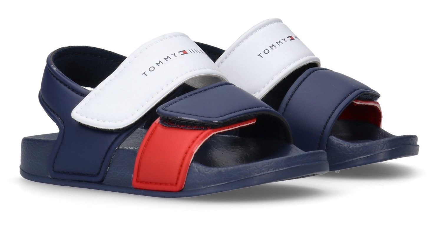 Tommy Hilfiger Badesandale Badeschuh, Wassersandale, Sommerschuh mit Klettverschlüssen
