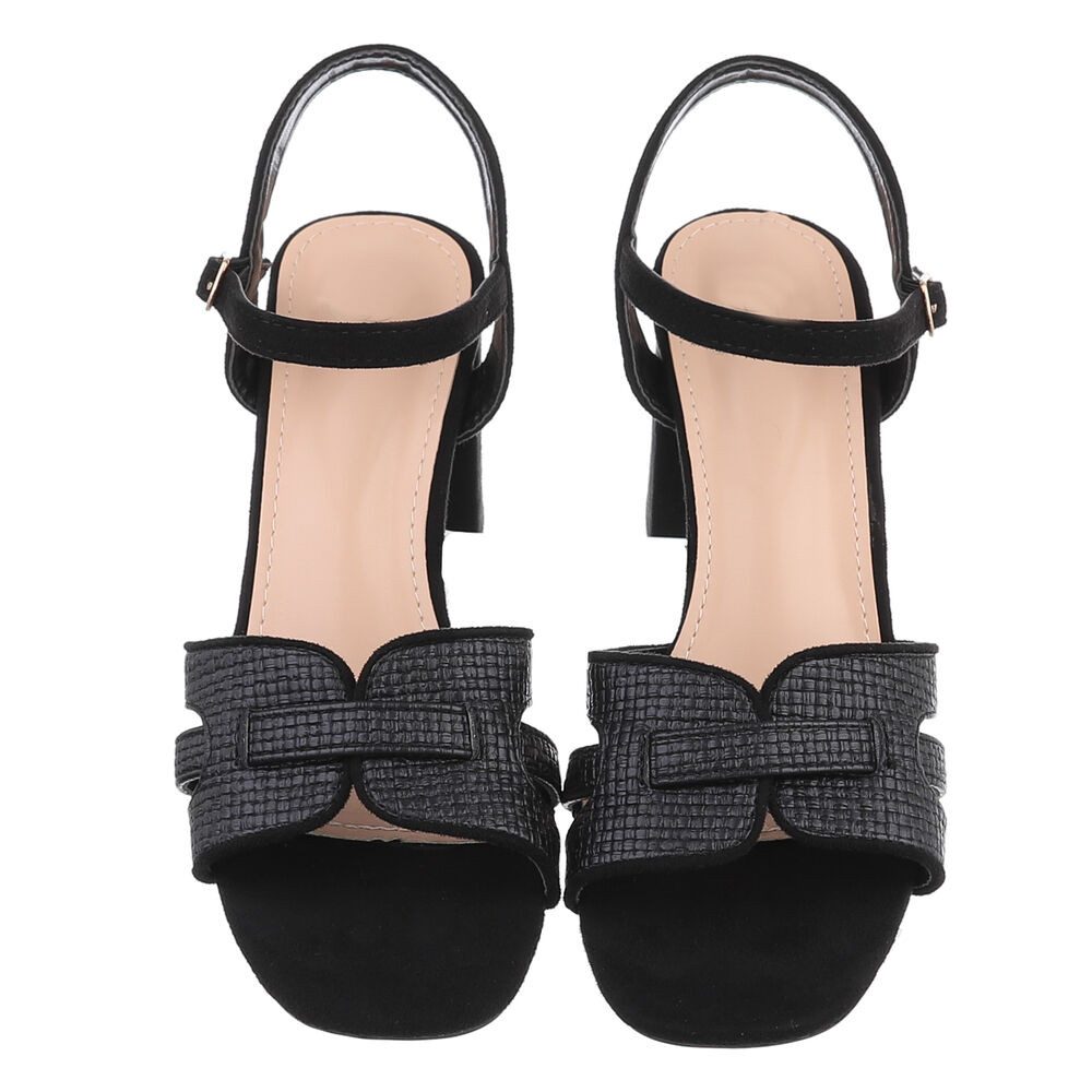 Ital-Design Sandalette (89092319) Blockabsatz Sandalen & Sandaletten in Schwarz