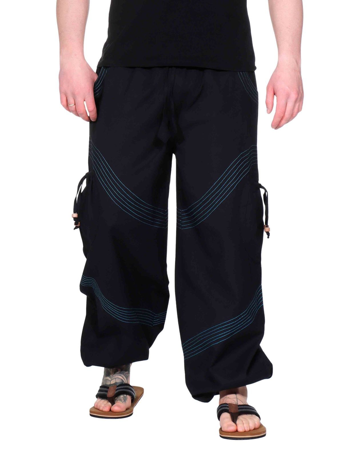 KUNST UND MAGIE Haremshose Kunst und Magie Unisex Goa Pluderhose in klassischen Кольора(ів)