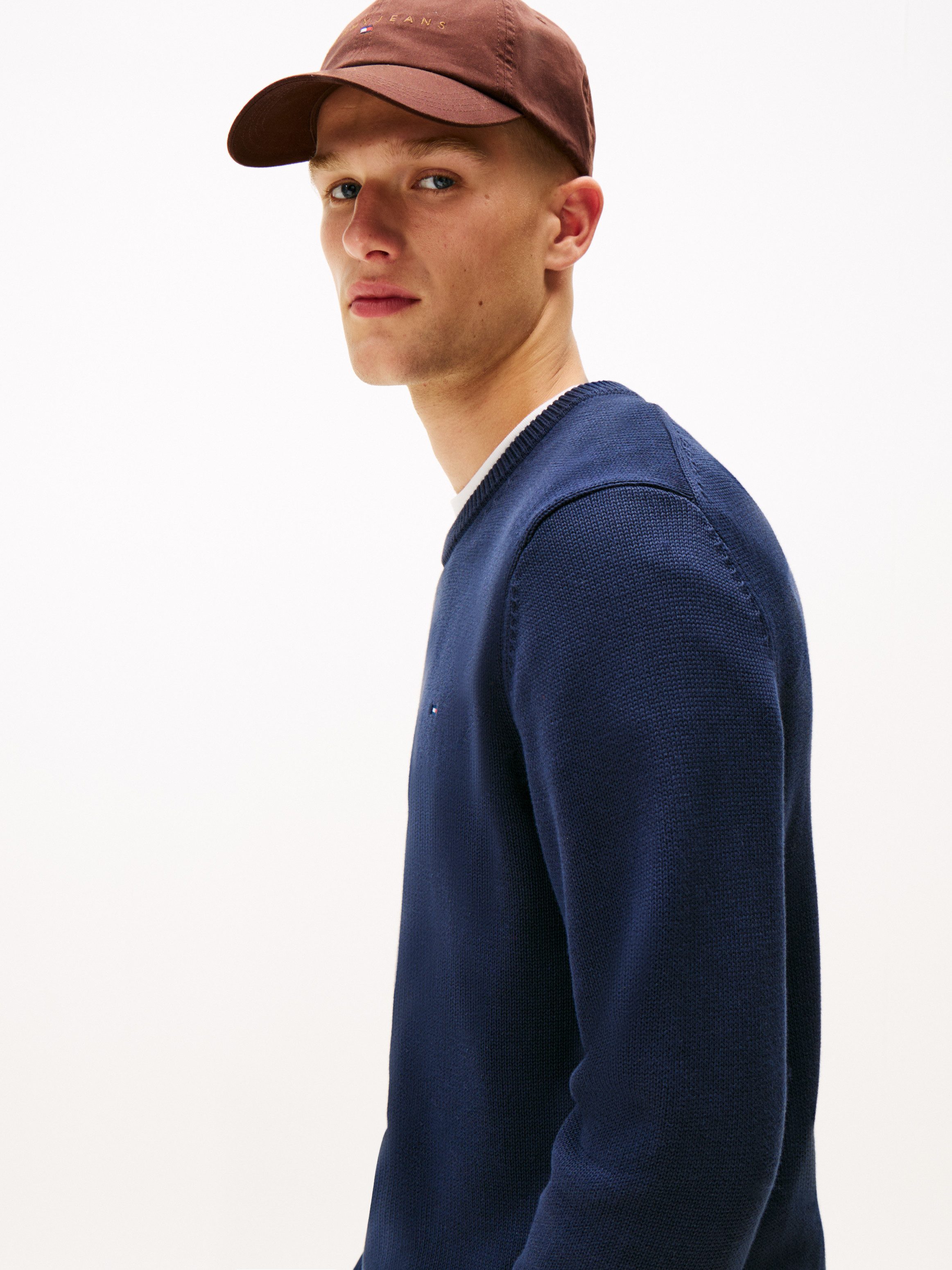 Tommy Jeans Rundhalspullover Slim fit mit günstig online kaufen