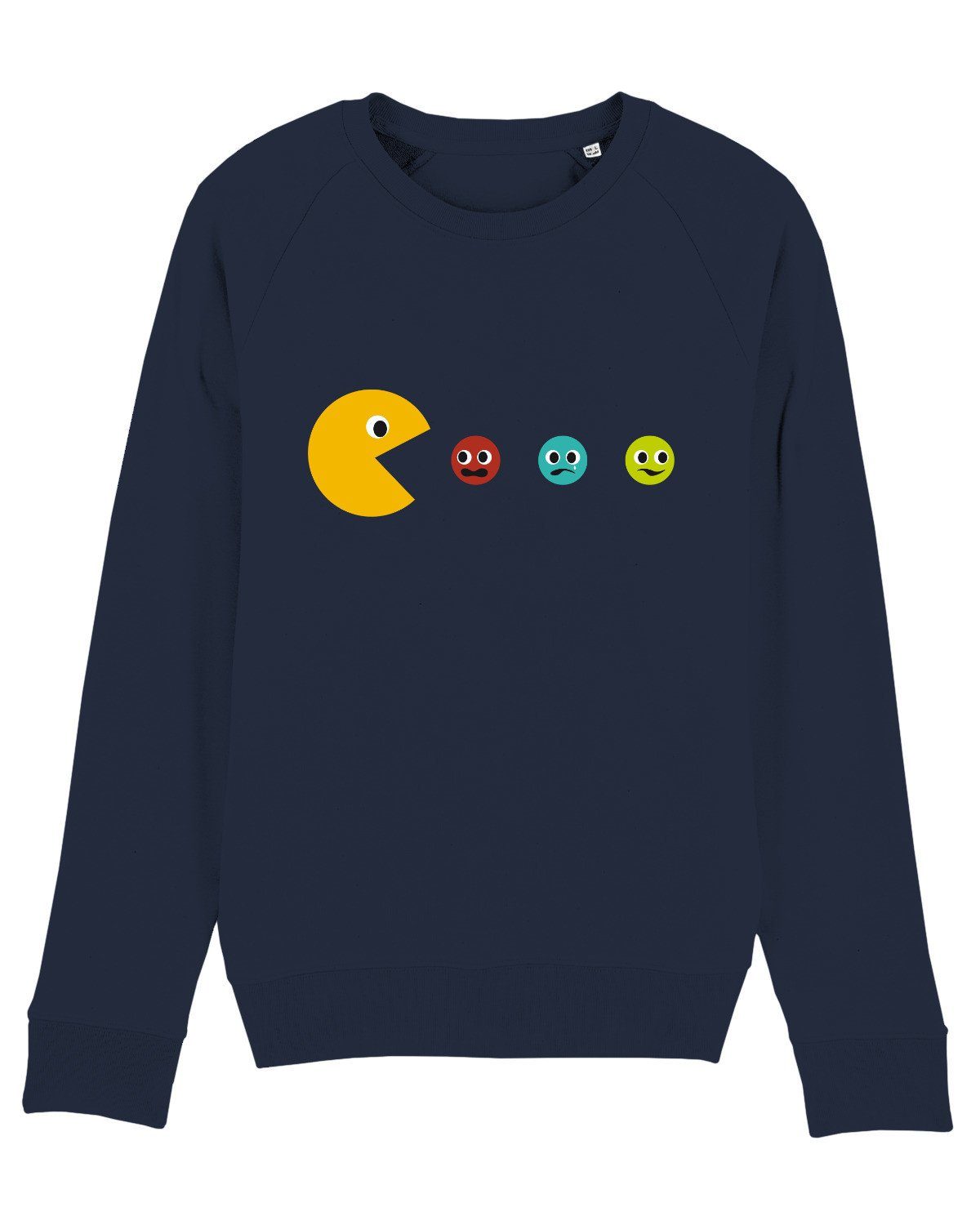 wat? Apparel Sweatshirt Pacmännchen (1-tlg) dunkelblau | Sweatshirts