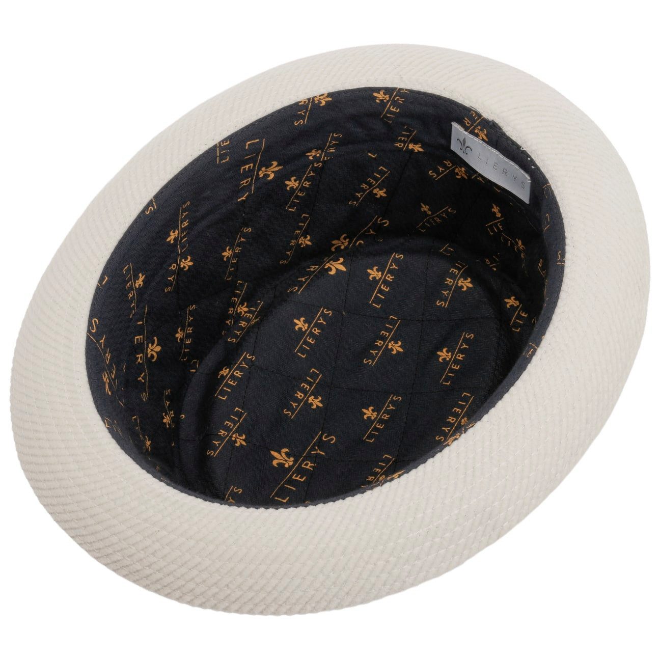 Lierys Fedora (1-St) Baumwollhut mit Futter, Made in Italy
