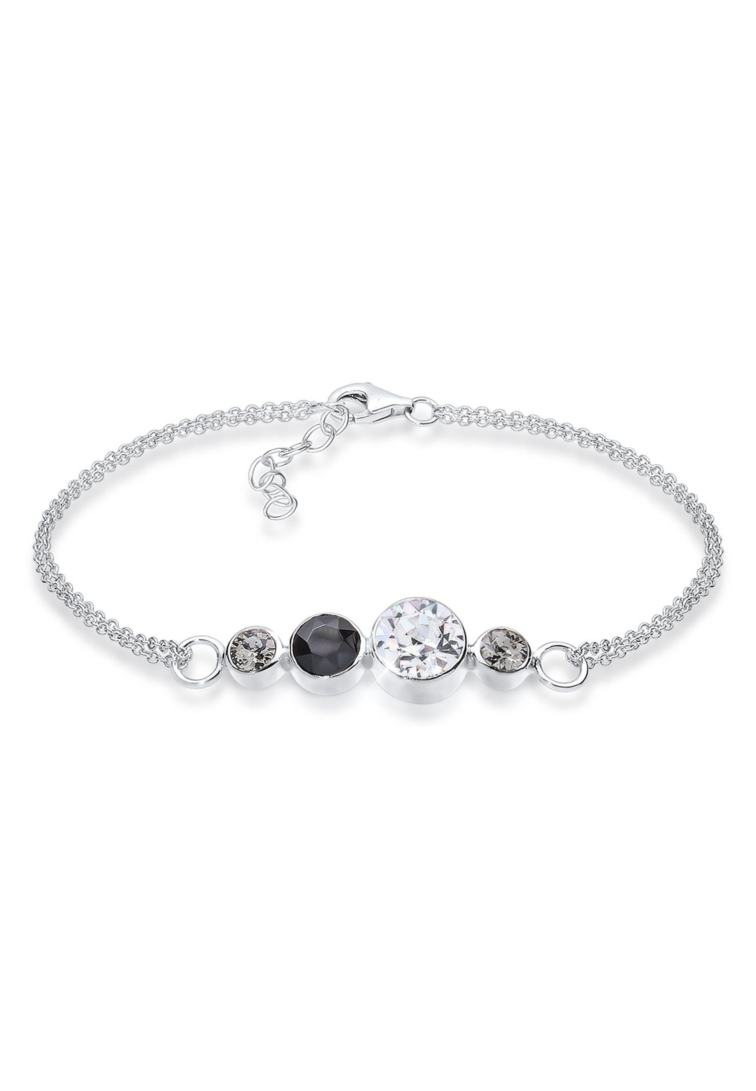 Elli Sterling Kristalle hochwertiger gefertigt Verspielt 925 sehr Juweliersqualität Silber, In Armband