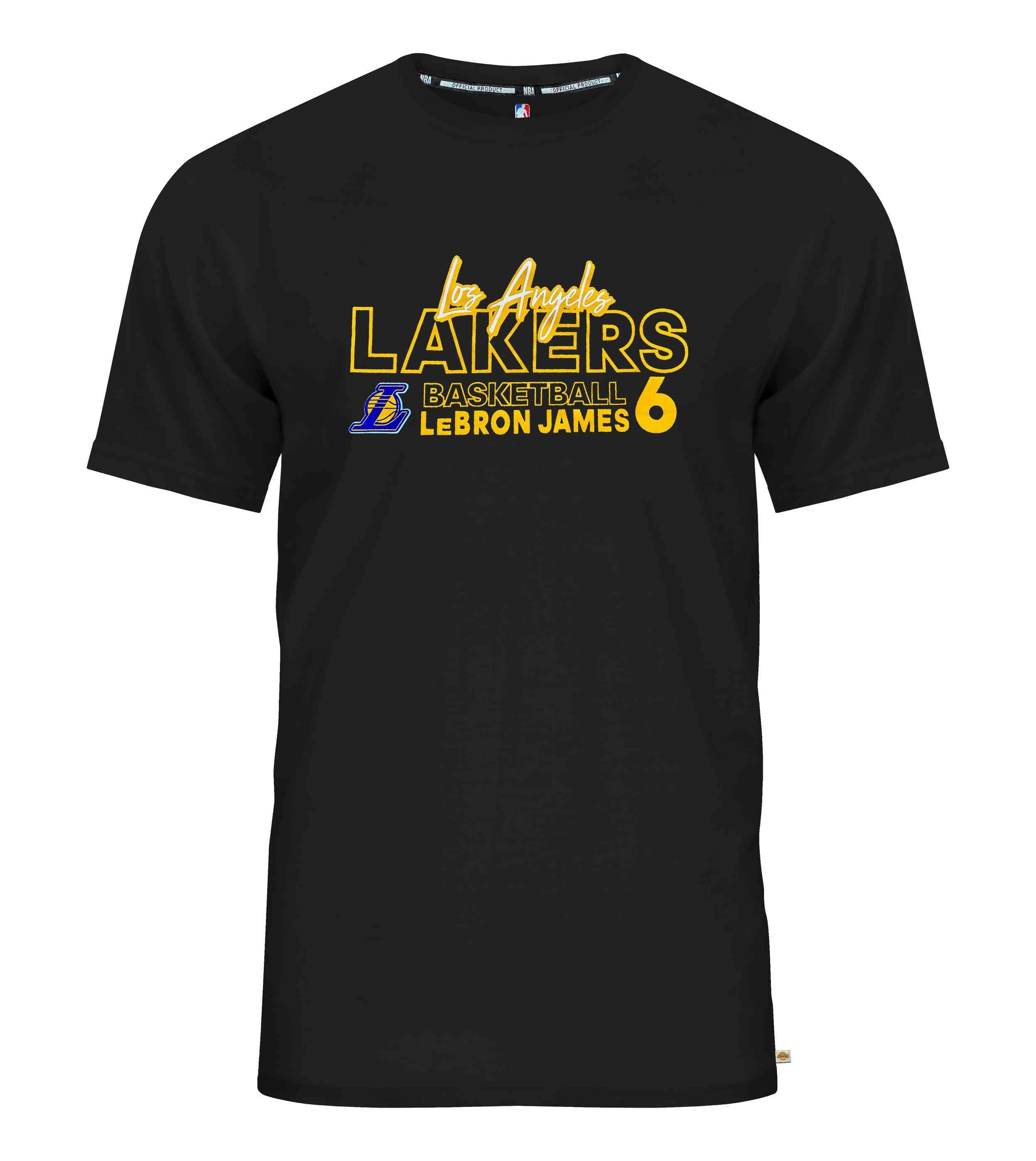 and NBA James T-Shirt Name Outerstuff Number Lakers Angeles Los