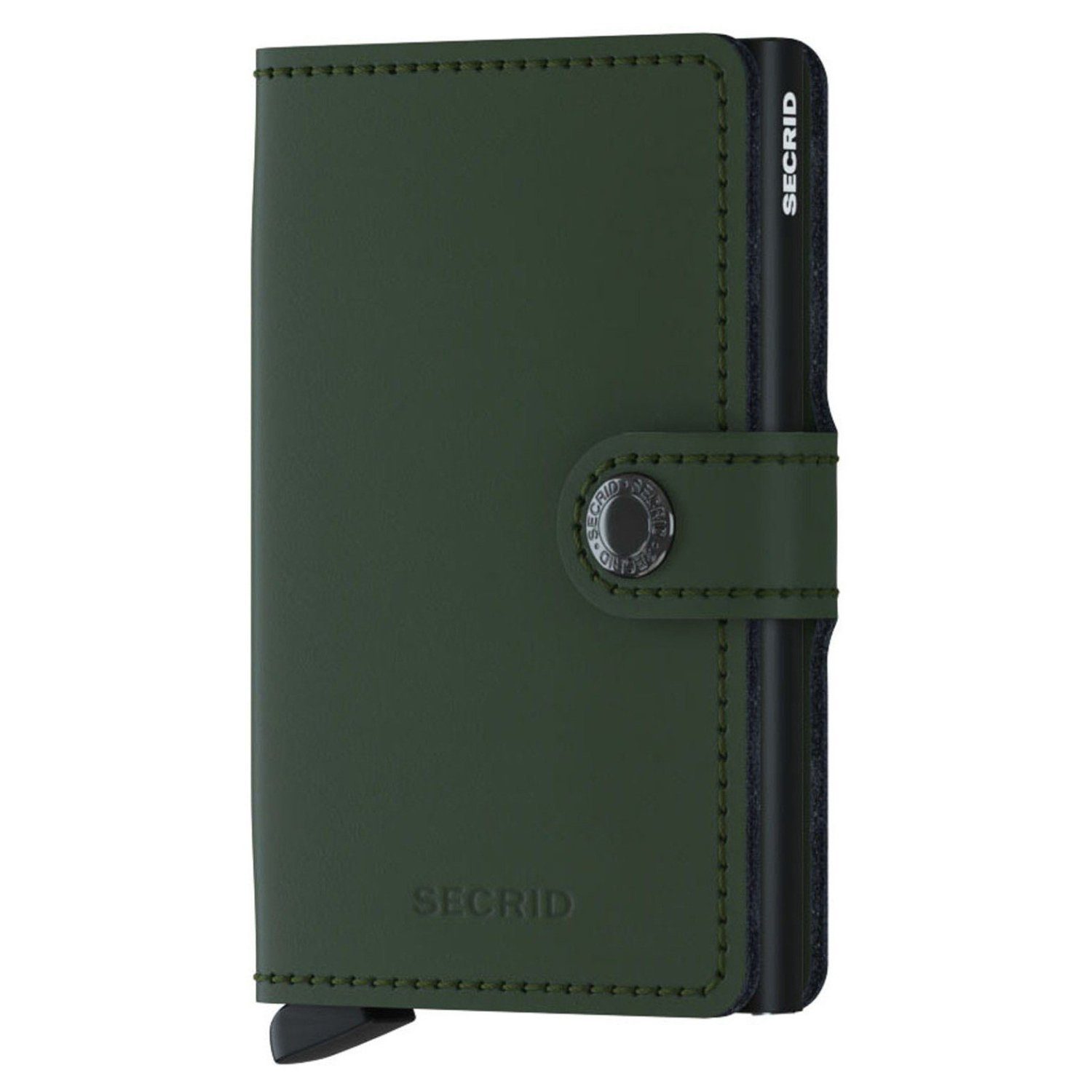 SECRID Geldbörse Matte Miniwallet - Geldbörse RFID 6.5 cm (1-tlg) green-black